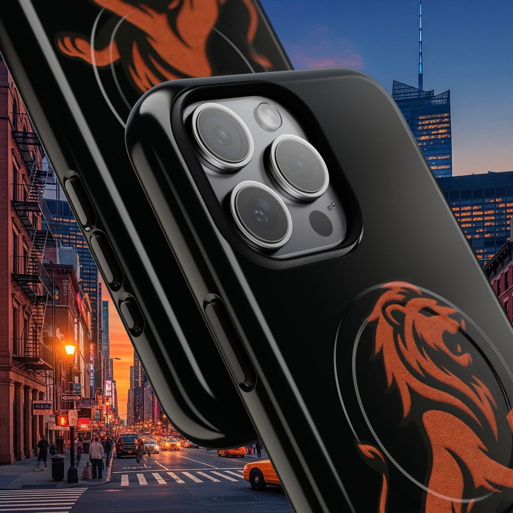 Tough Magnetic Phone Cases - Embrace Strength and Style, Legio Leo by DZ Royal Design, Durable Protection
