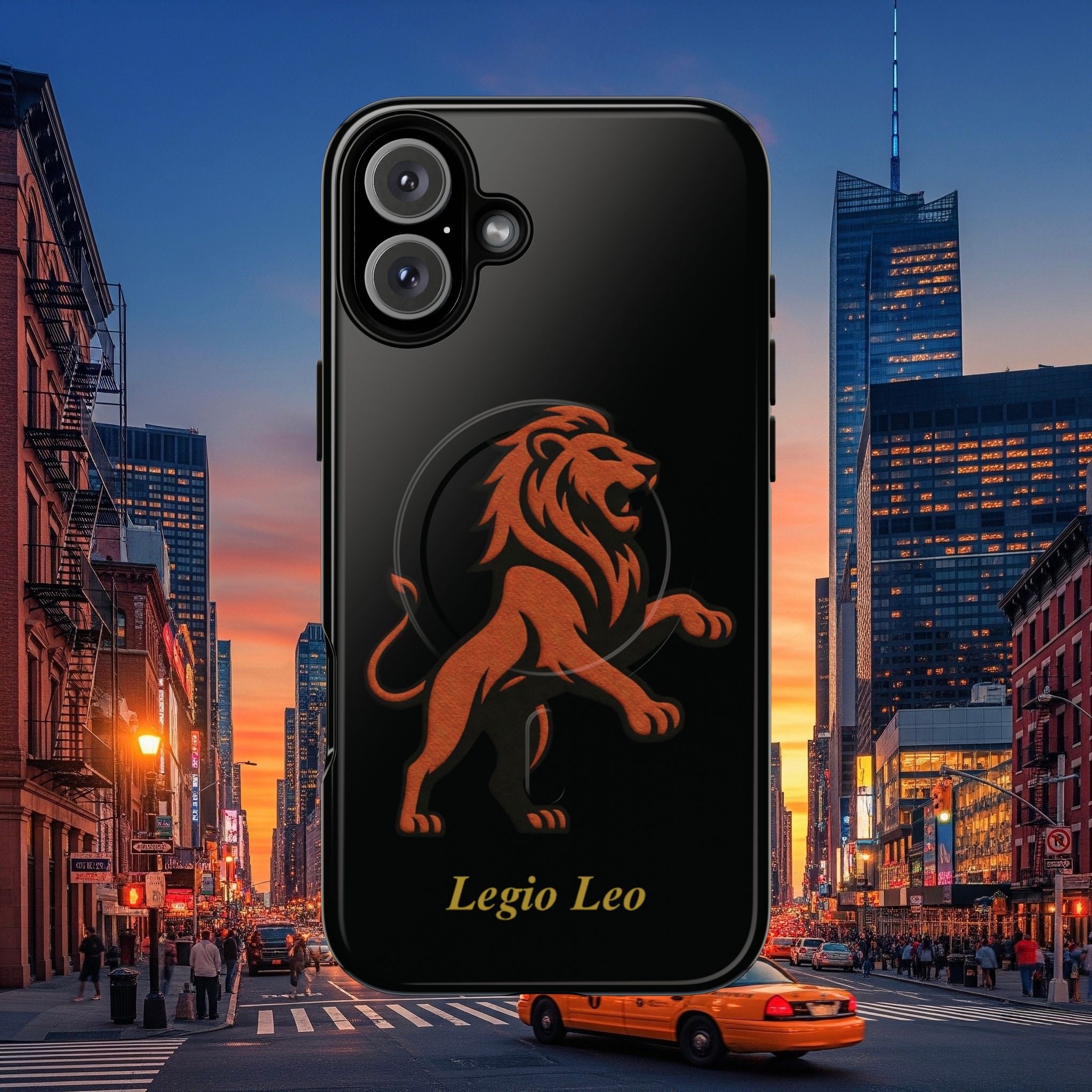 Tough Magnetic Phone Cases - Embrace Strength and Style, Legio Leo by DZ Royal Design, Durable Protection