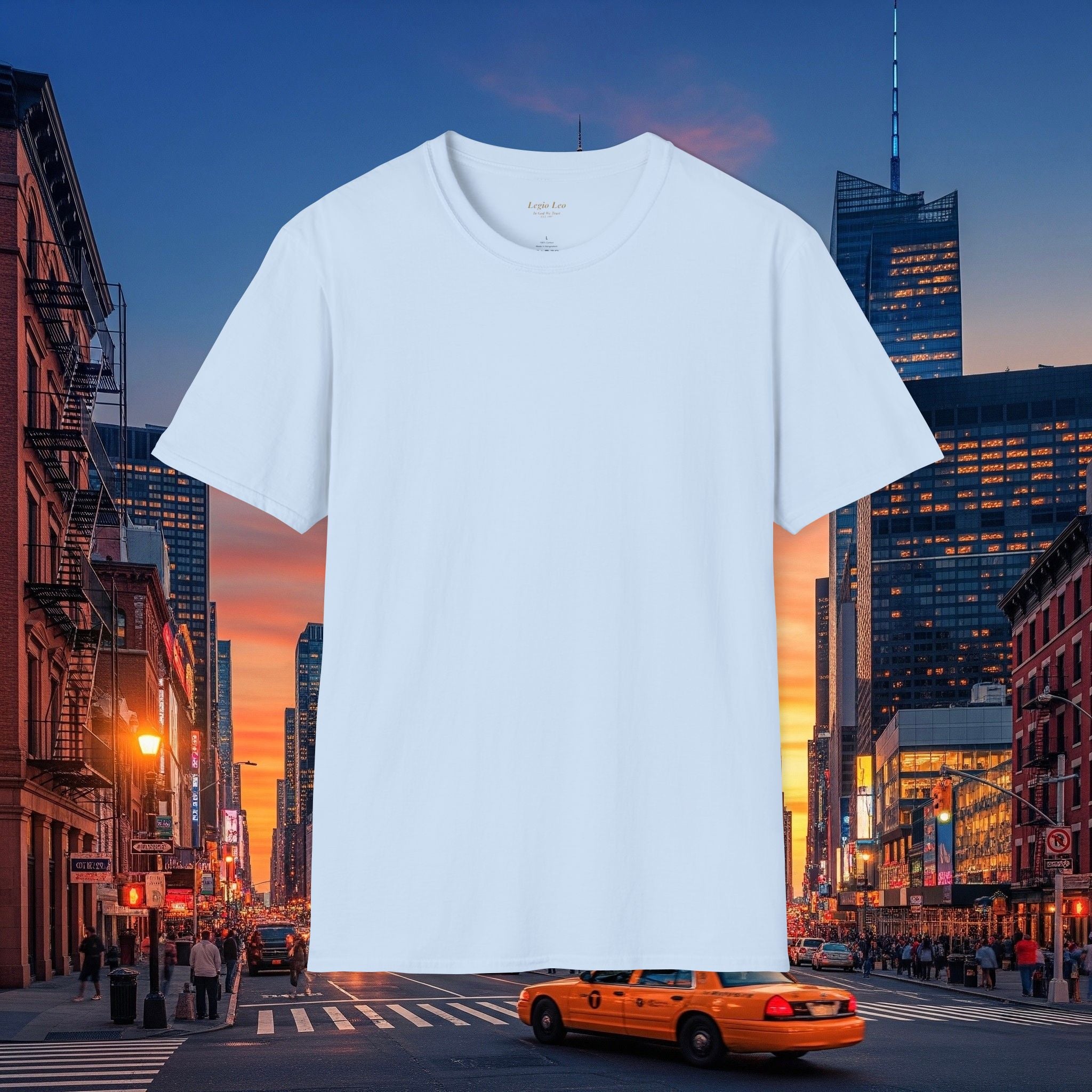Plain T‑Shirt — Classic Basic Crewneck Tee