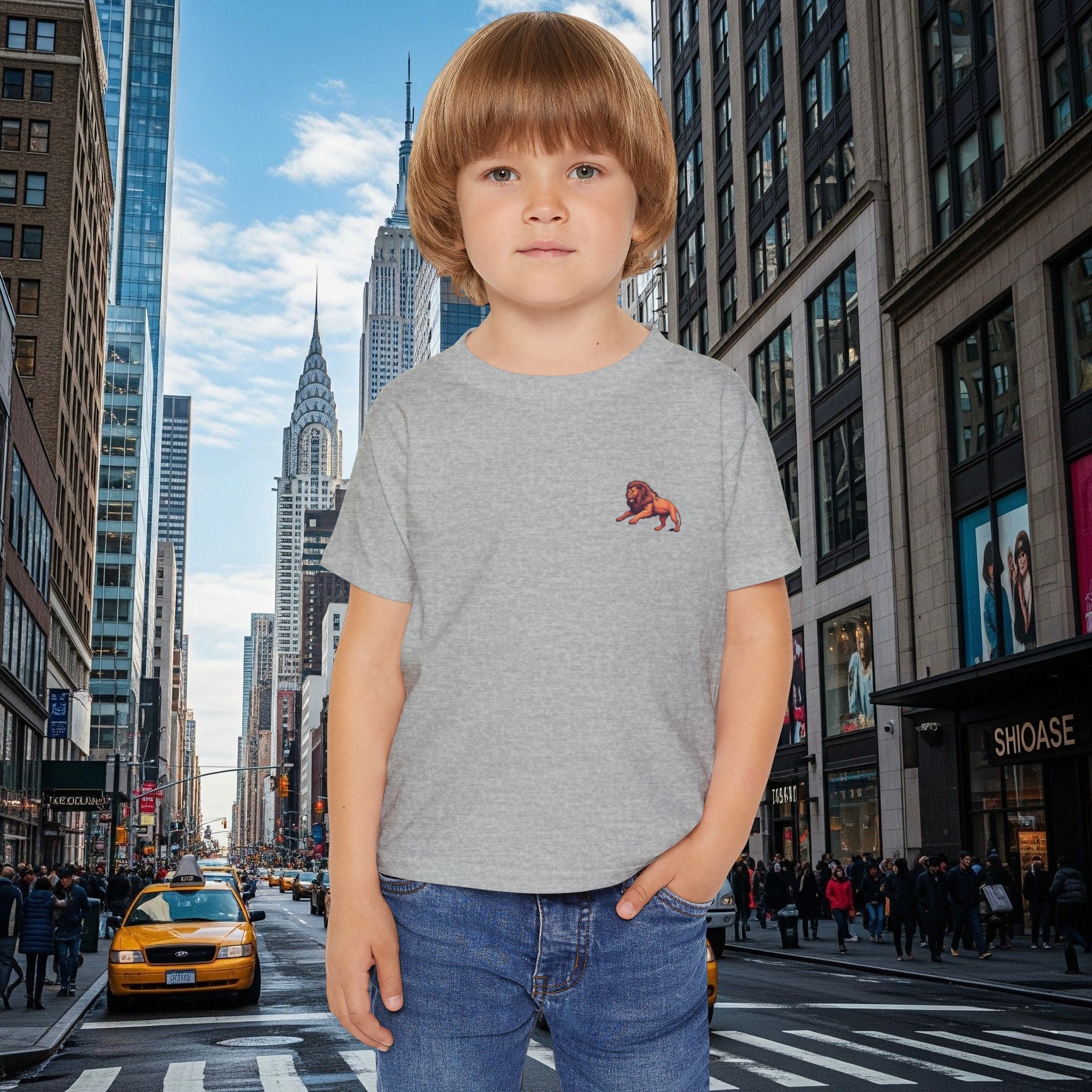 Toddler T‑Shirt — Legio Leo for Kids(Grown Lion)