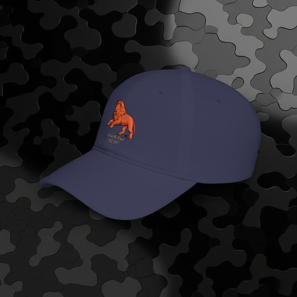 Low Profile Baseball Cap Original Mighty Lion Embroidery