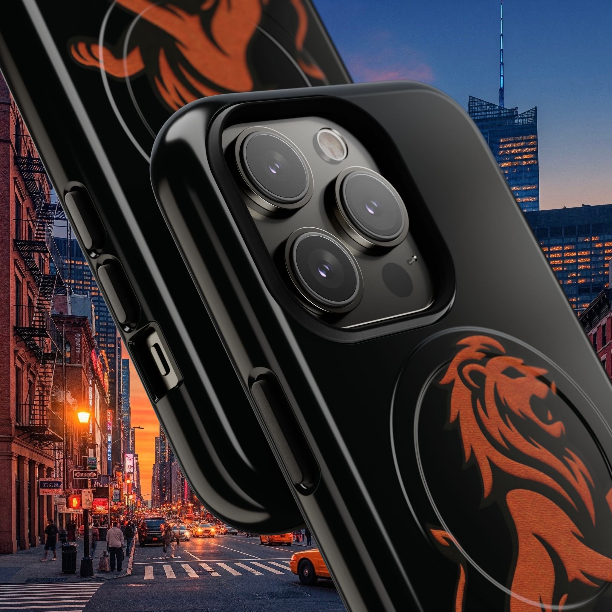 Tough Magnetic Phone Cases - Embrace Strength and Style, Legio Leo by DZ Royal Design, Durable Protection