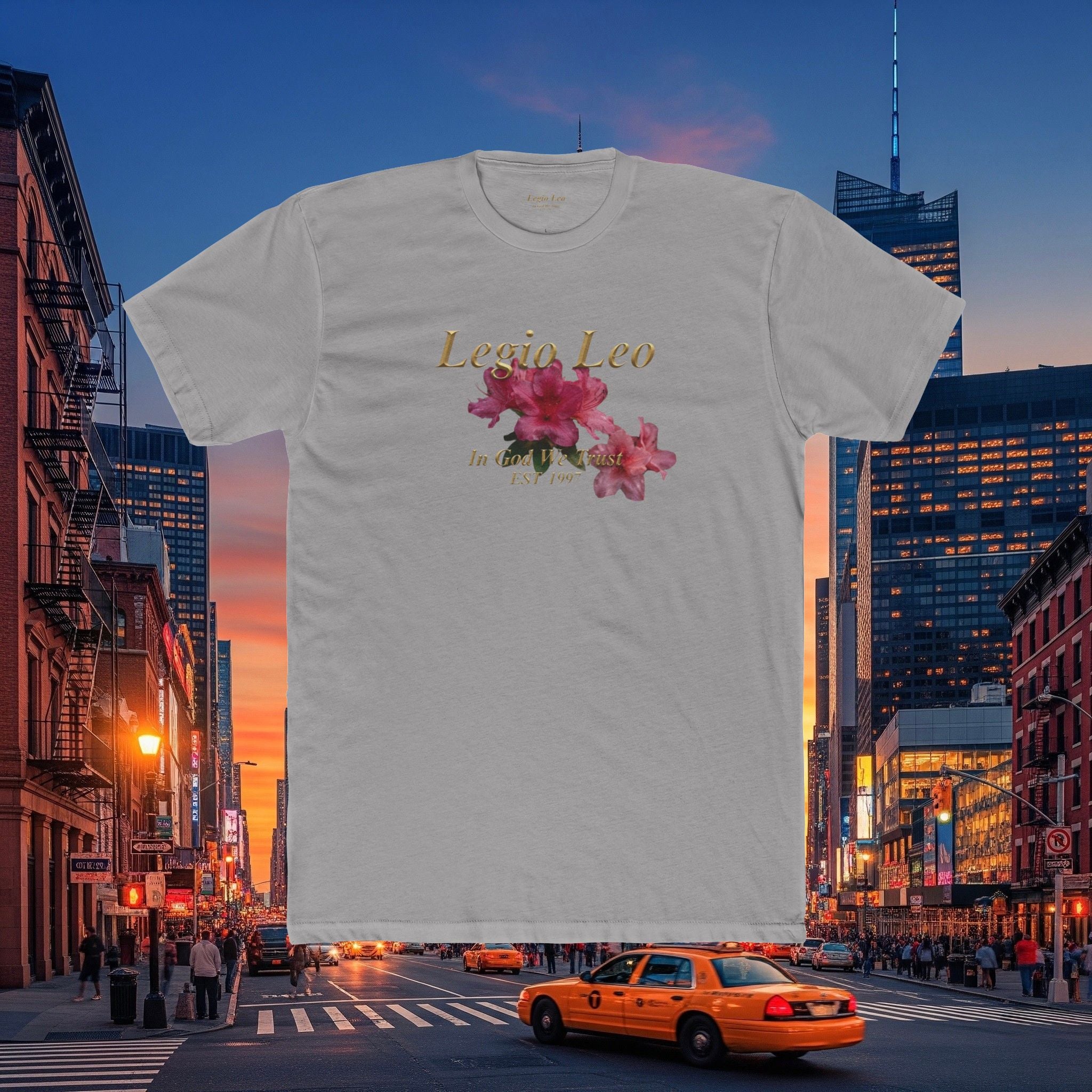 Floral Tee — "Legia Leo Azalea Flowers" Astrology Shirt
