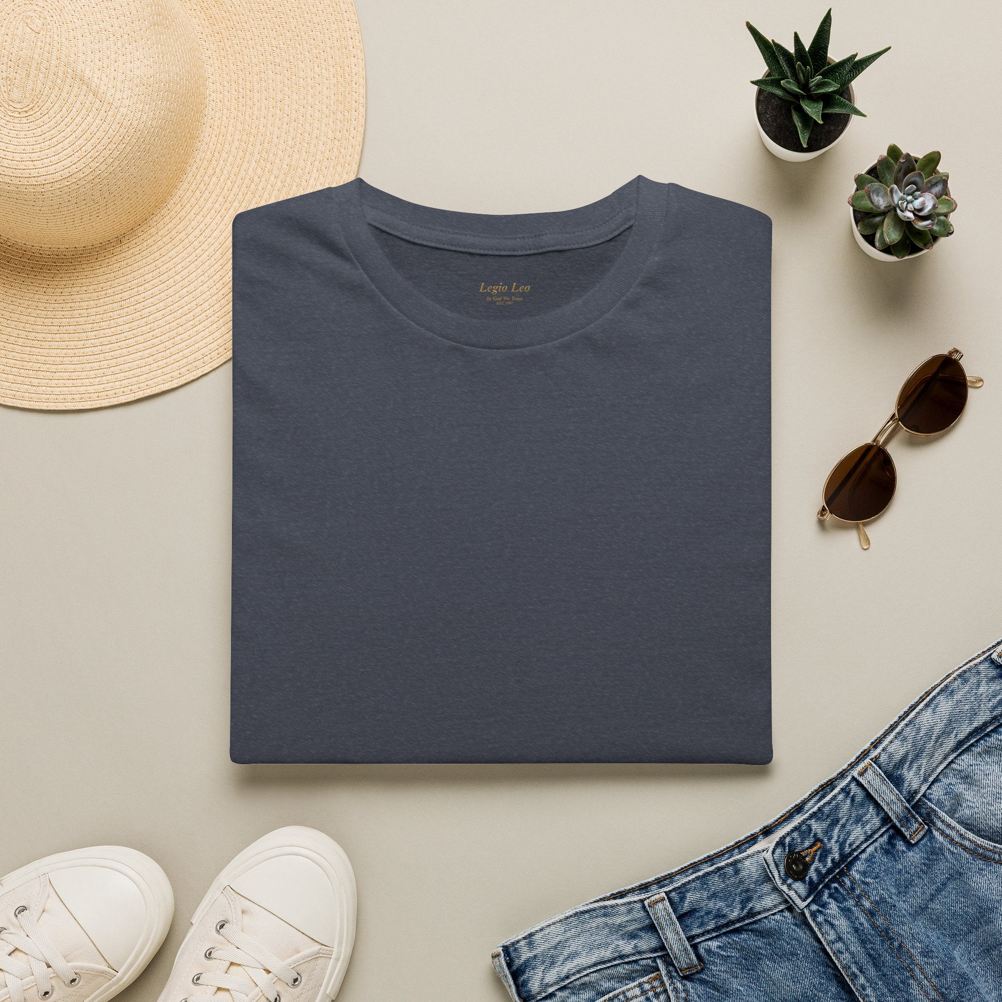 Plain T‑Shirt — Classic Basic Crewneck Tee