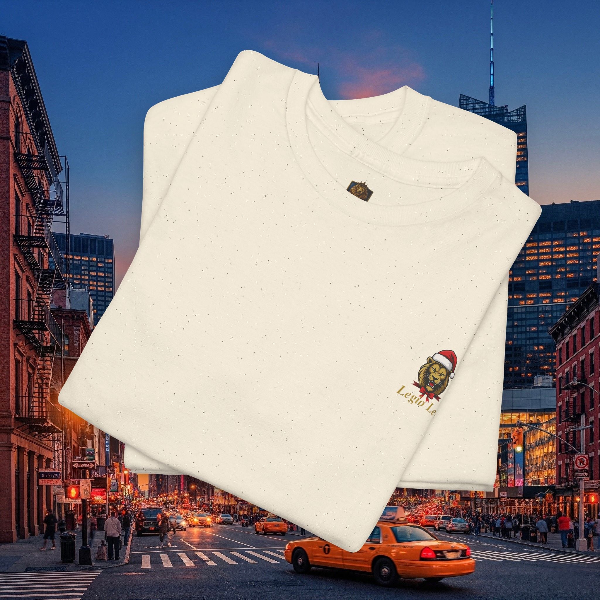 Christmas Holiday Legio Leo by DZ Royal Casual Cotton Tee