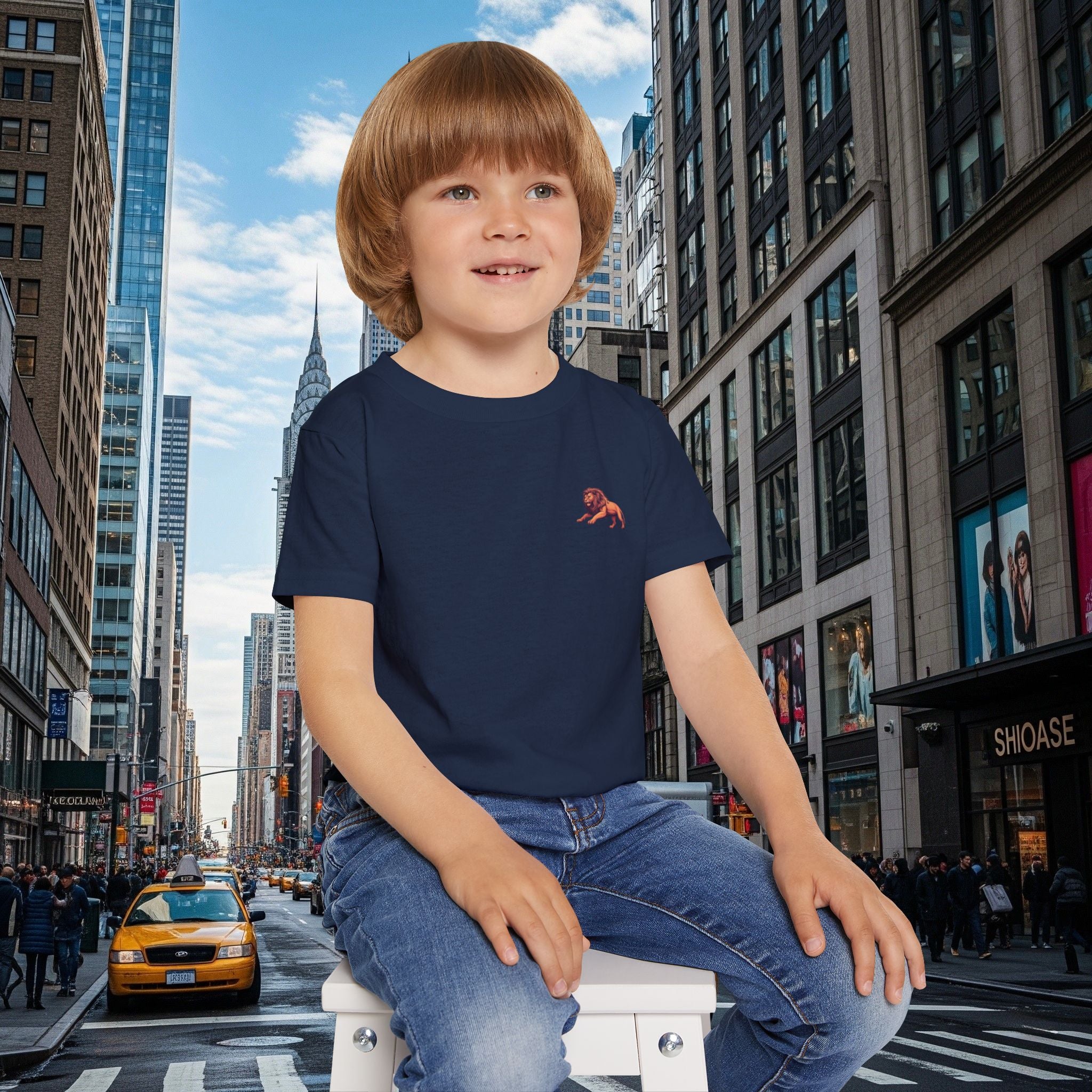 Toddler T‑Shirt — Legio Leo for Kids(Grown Lion)