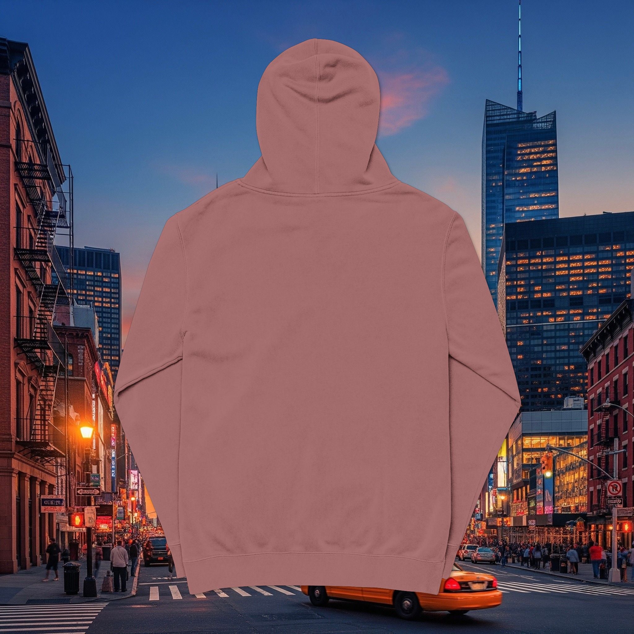 Minimal Olive Pigment-Dyed Hoodie — Subtle Script "Legio Leo" Design