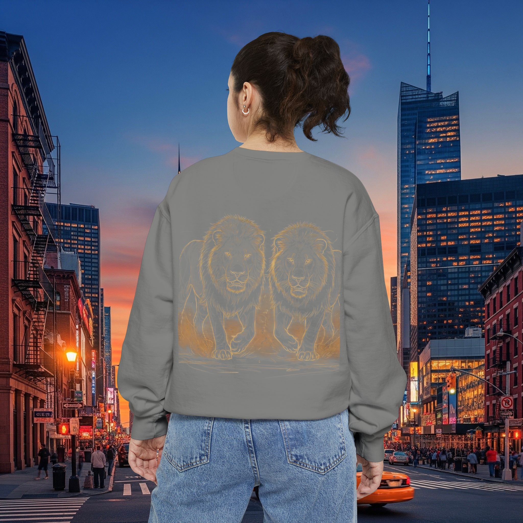 Legio Leo Sweatshirt – Minimal Gold Script Brothers 4 Life  Crewneck