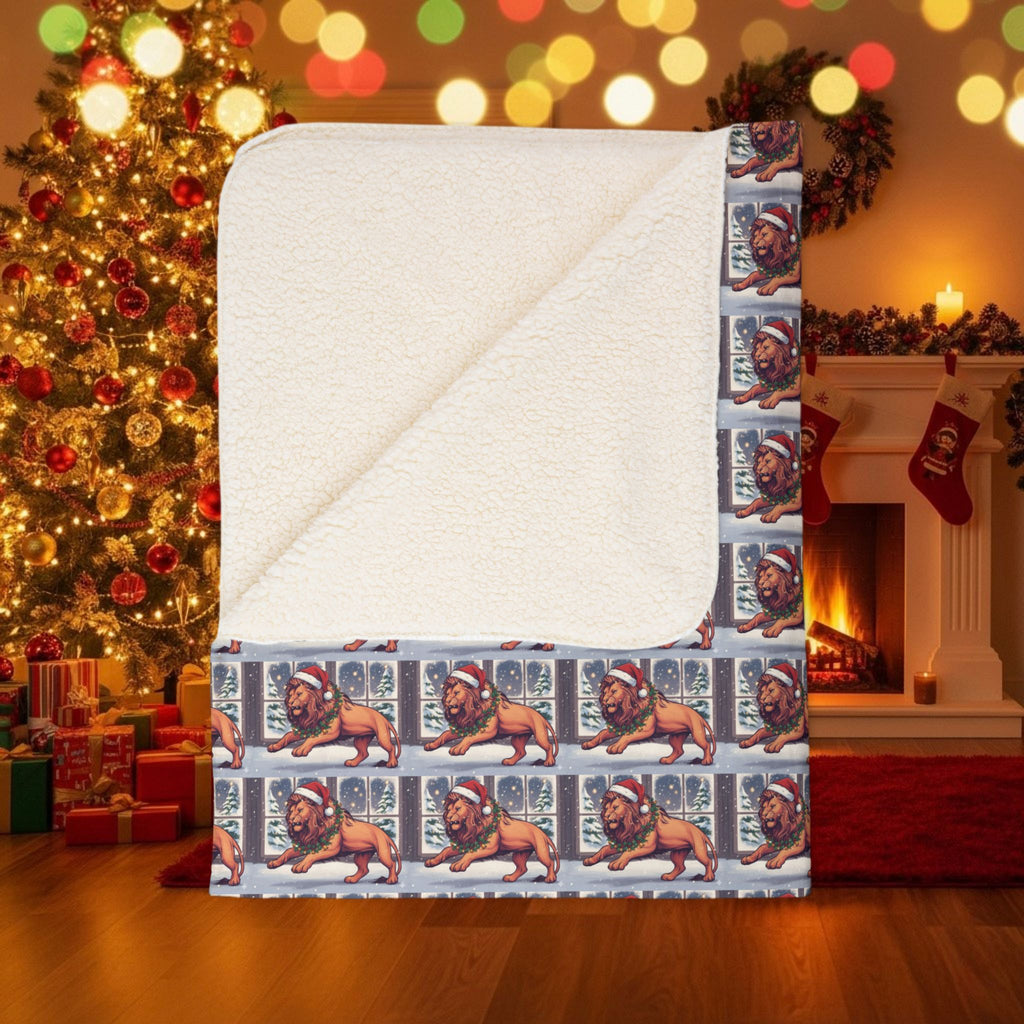 Legio Leo by DZ Royal Cozy Fleece Sherpa Blanket