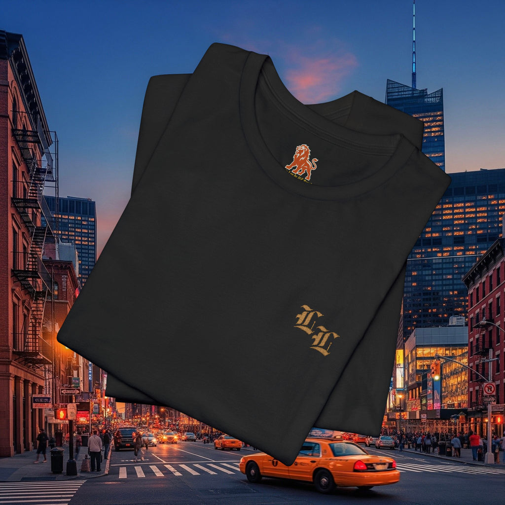 Legio Leo by DZ Royal Embroidery Tee | Old English Font Design