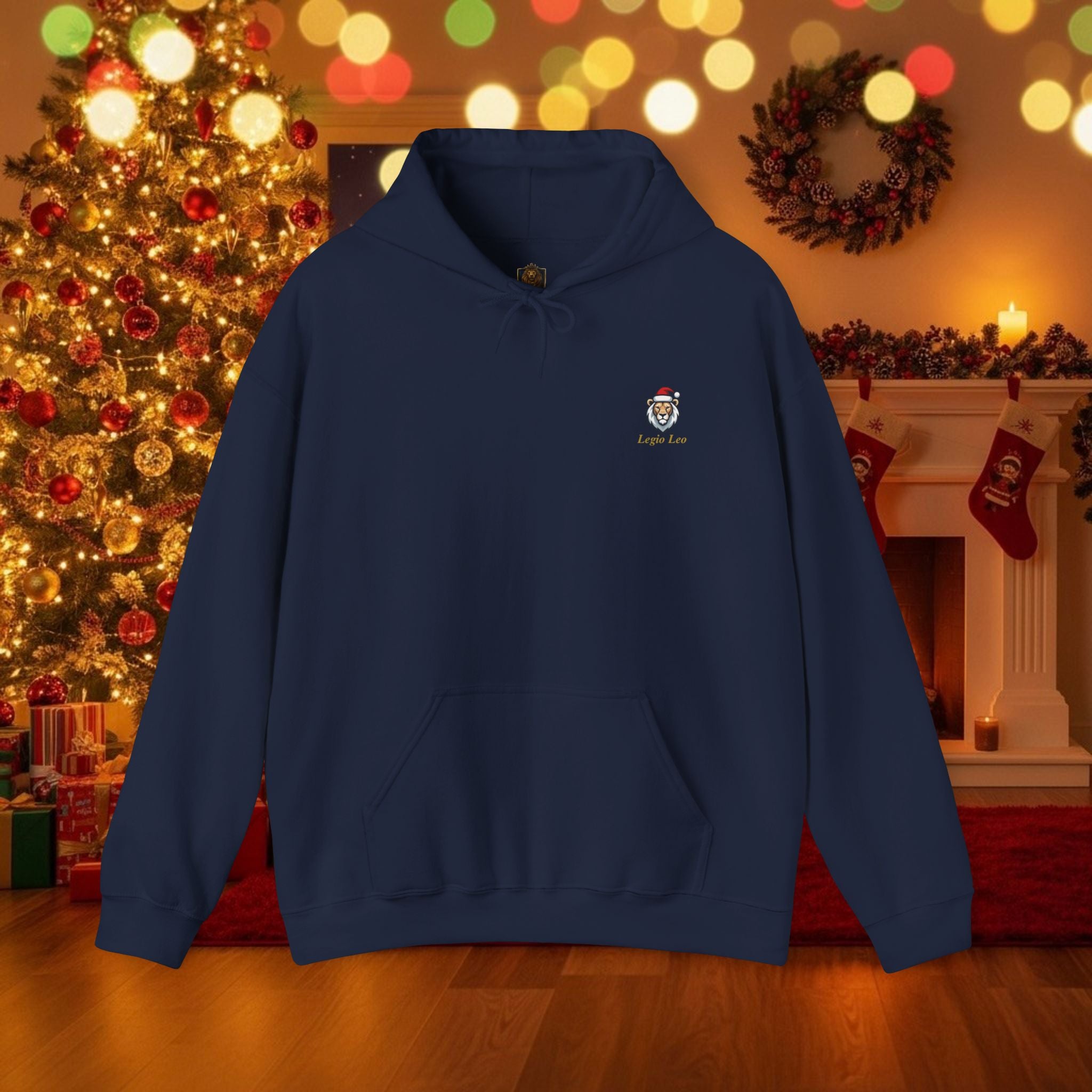 Christmas Legio Leo by DZ Royal Cozy Unisex Hooded Sweatshirt