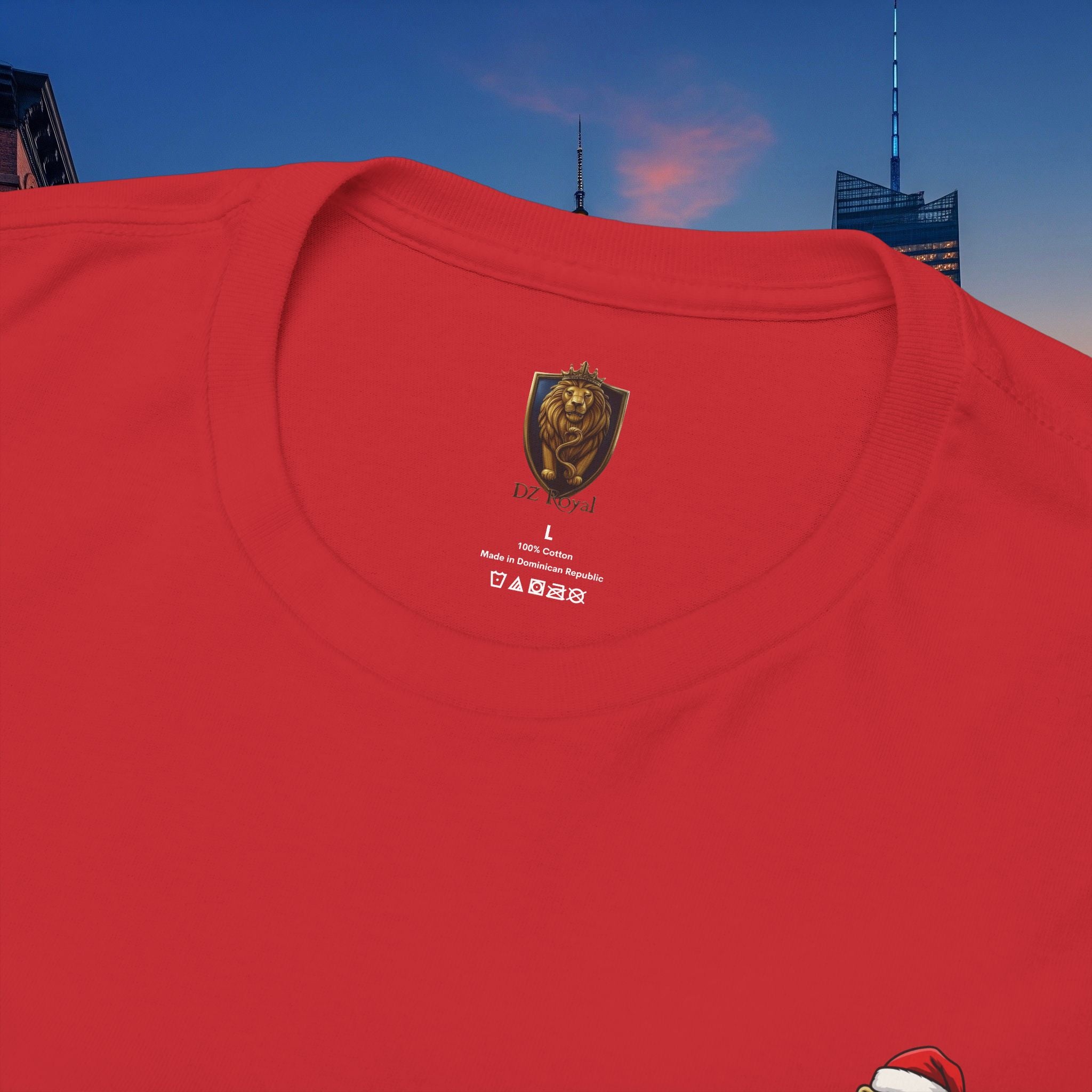 Christmas Holiday Legio Leo by DZ Royal Casual Cotton Tee