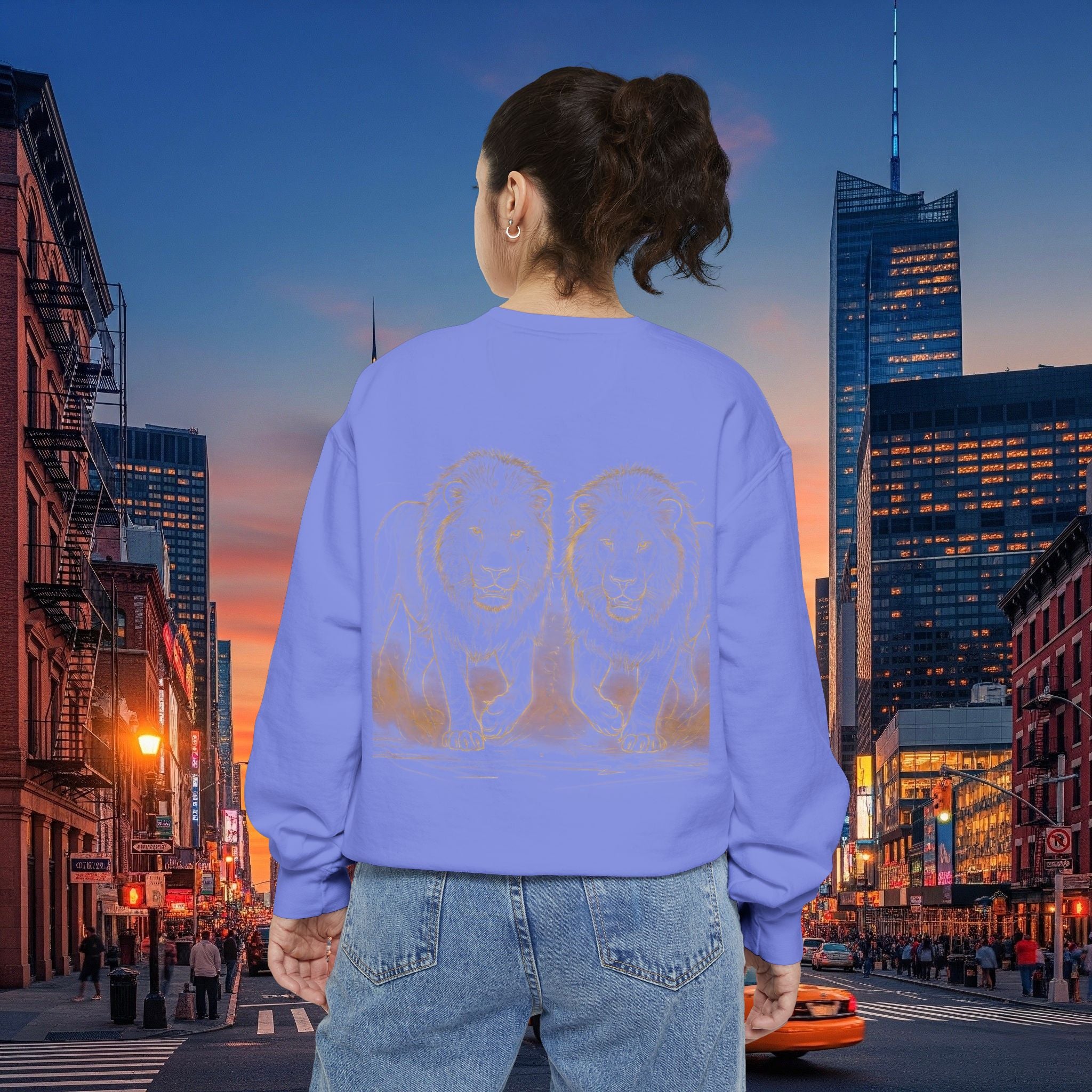 Legio Leo Sweatshirt – Minimal Gold Script Brothers 4 Life  Crewneck