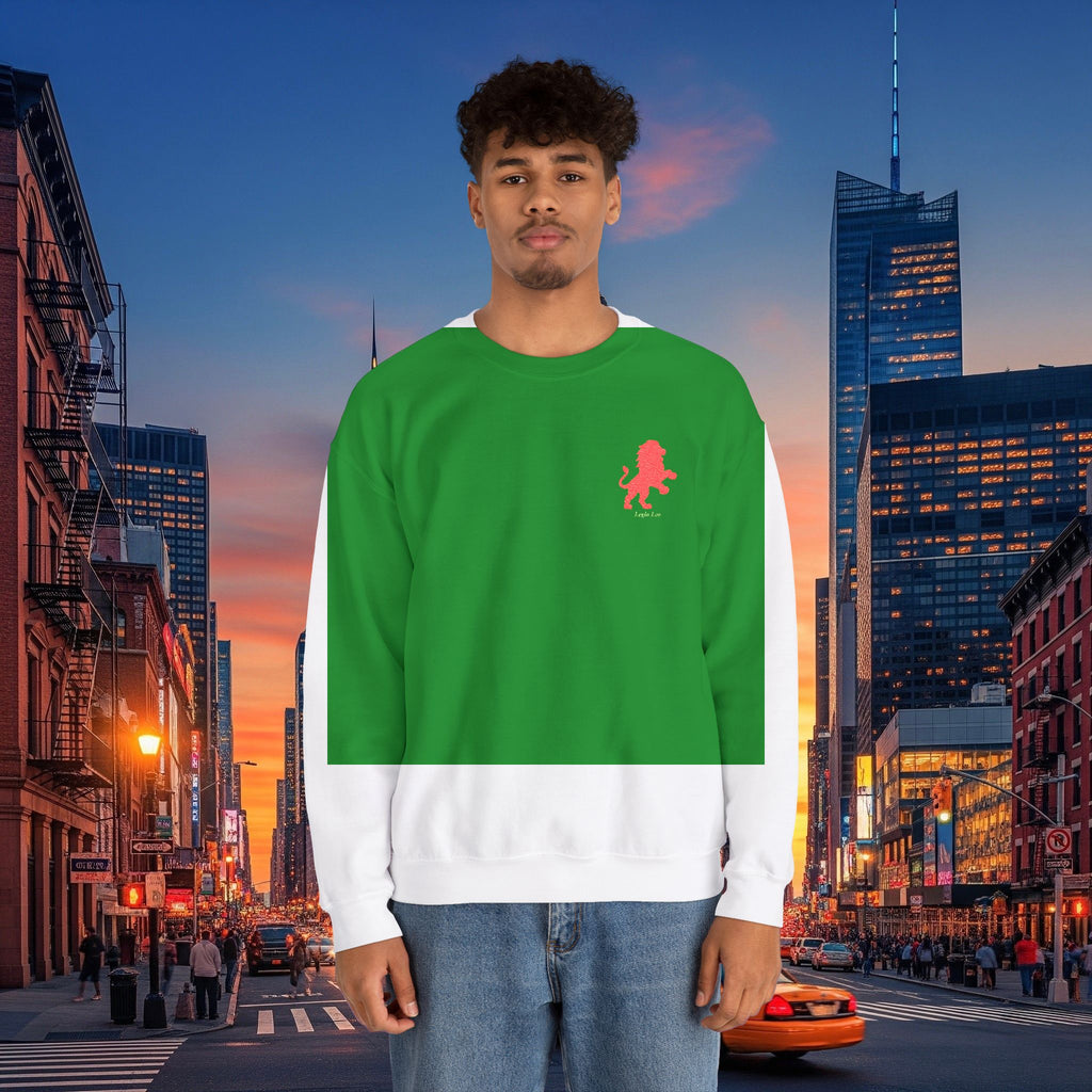 Legio Leo by DZ Royal Crewneck Sweatshirt | Mighty Lion Embroidered