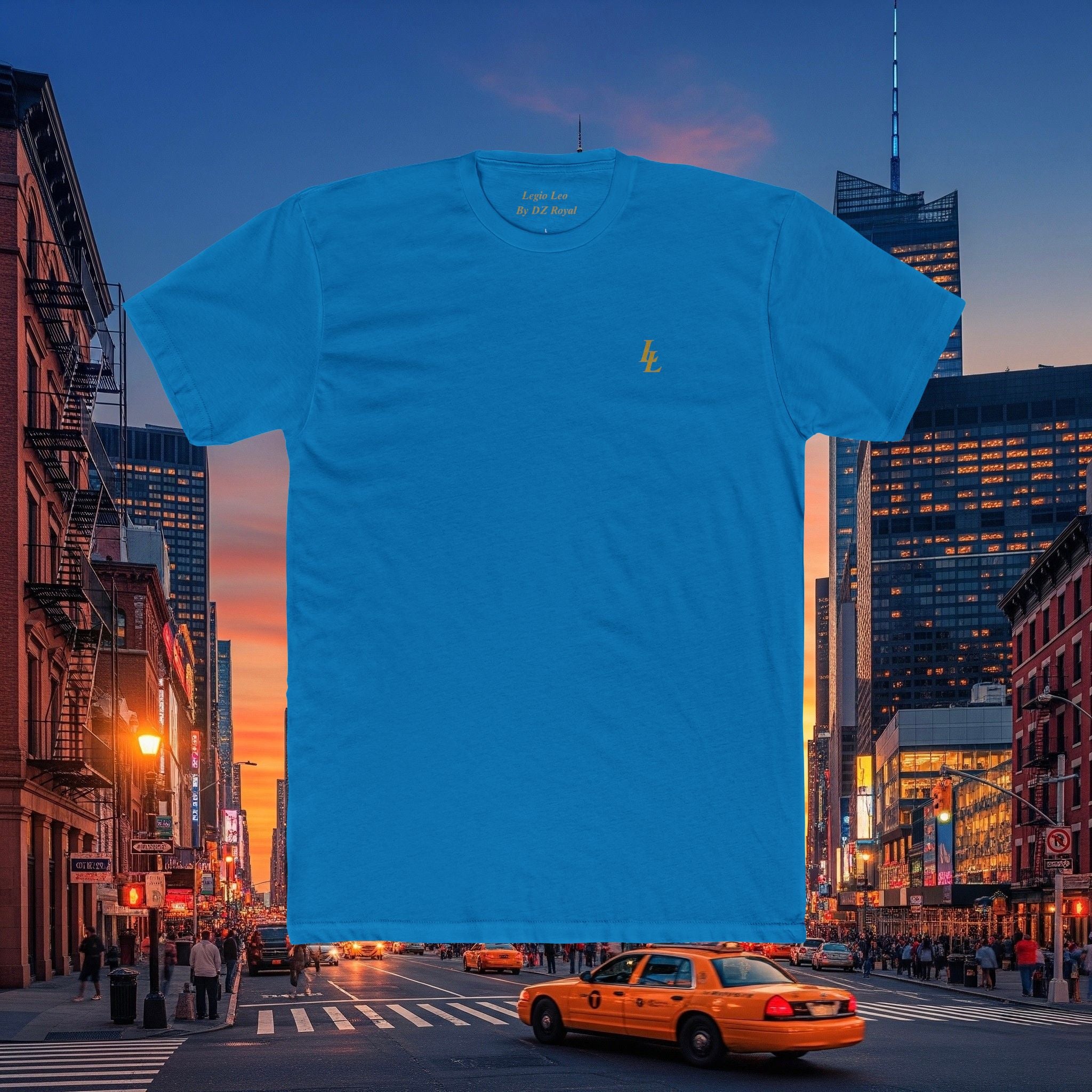 Legio Leo by DZ Royal Cotton Crew Tee | Overlapping L’s