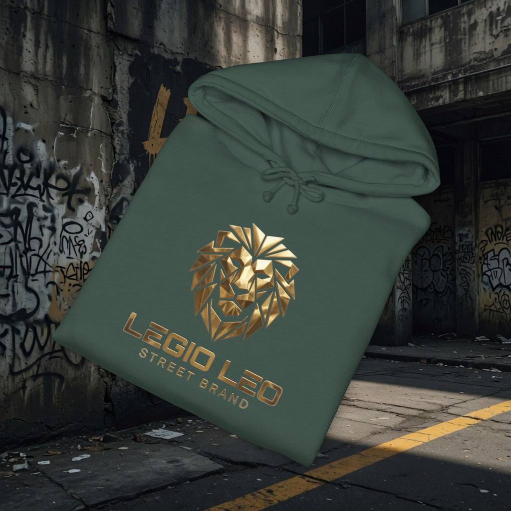 Legio Leo | Simple Urban Lion | Unisex Heavyweight Hooded Sweatshirt