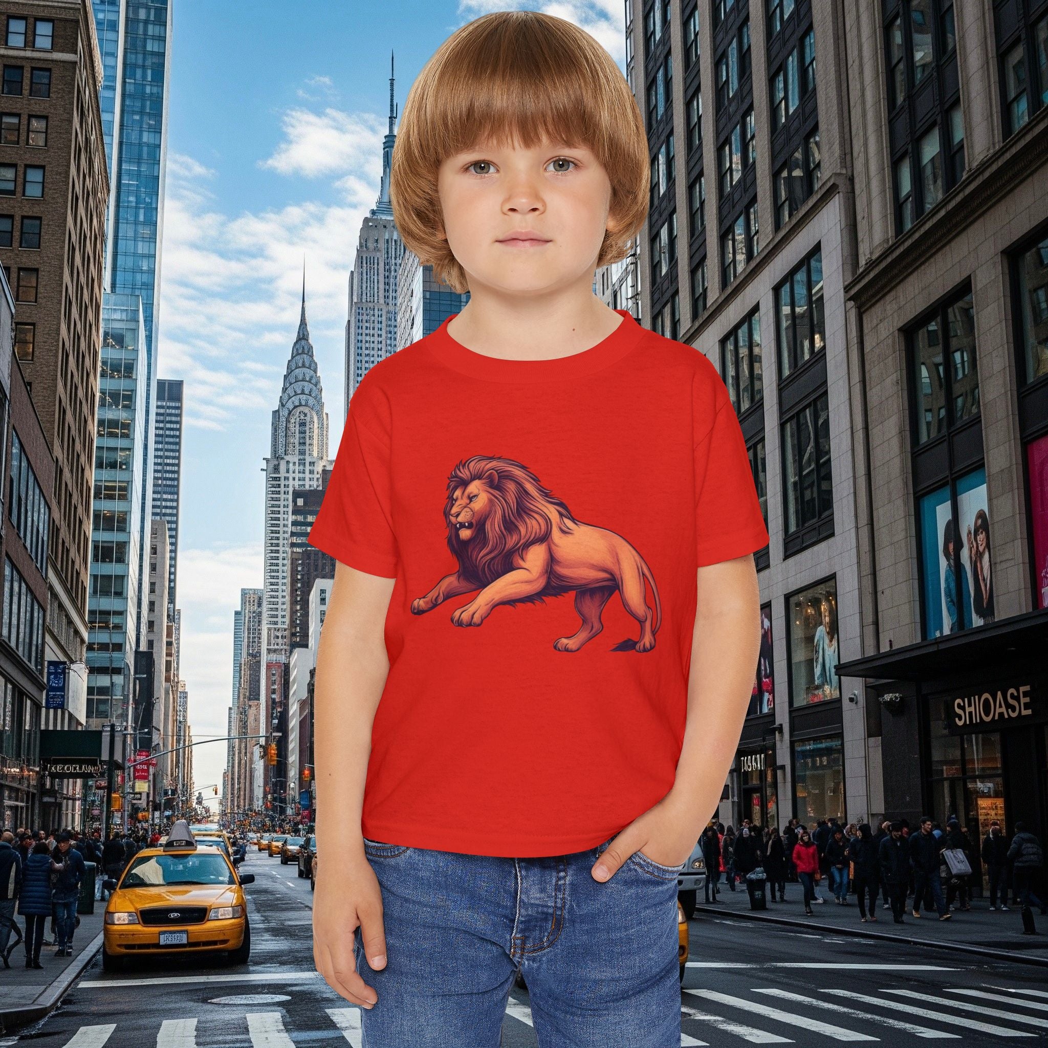 Toddler T‑Shirt — Legio Leo for Kids(Grown Lion)