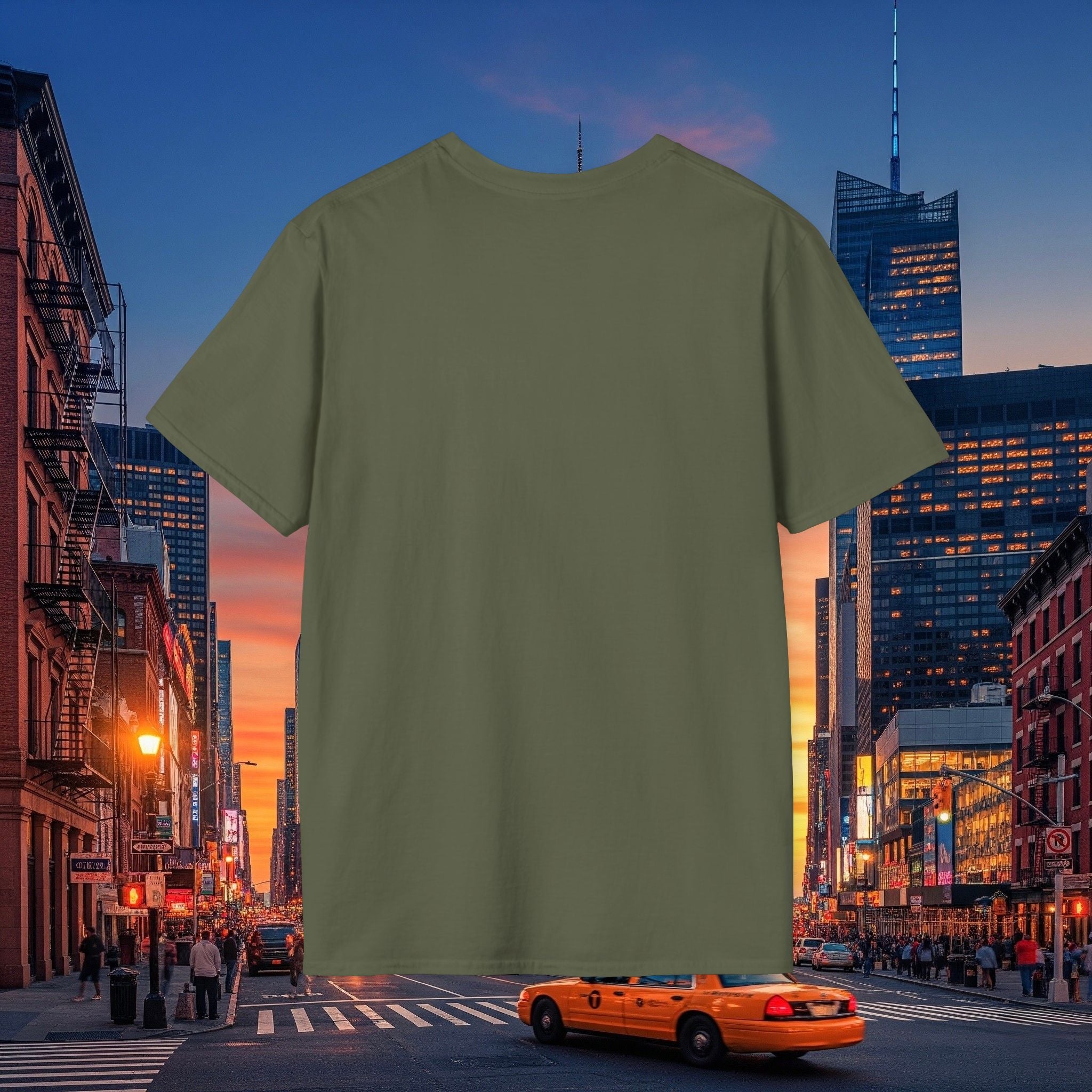 Plain T‑Shirt — Classic Basic Crewneck Tee