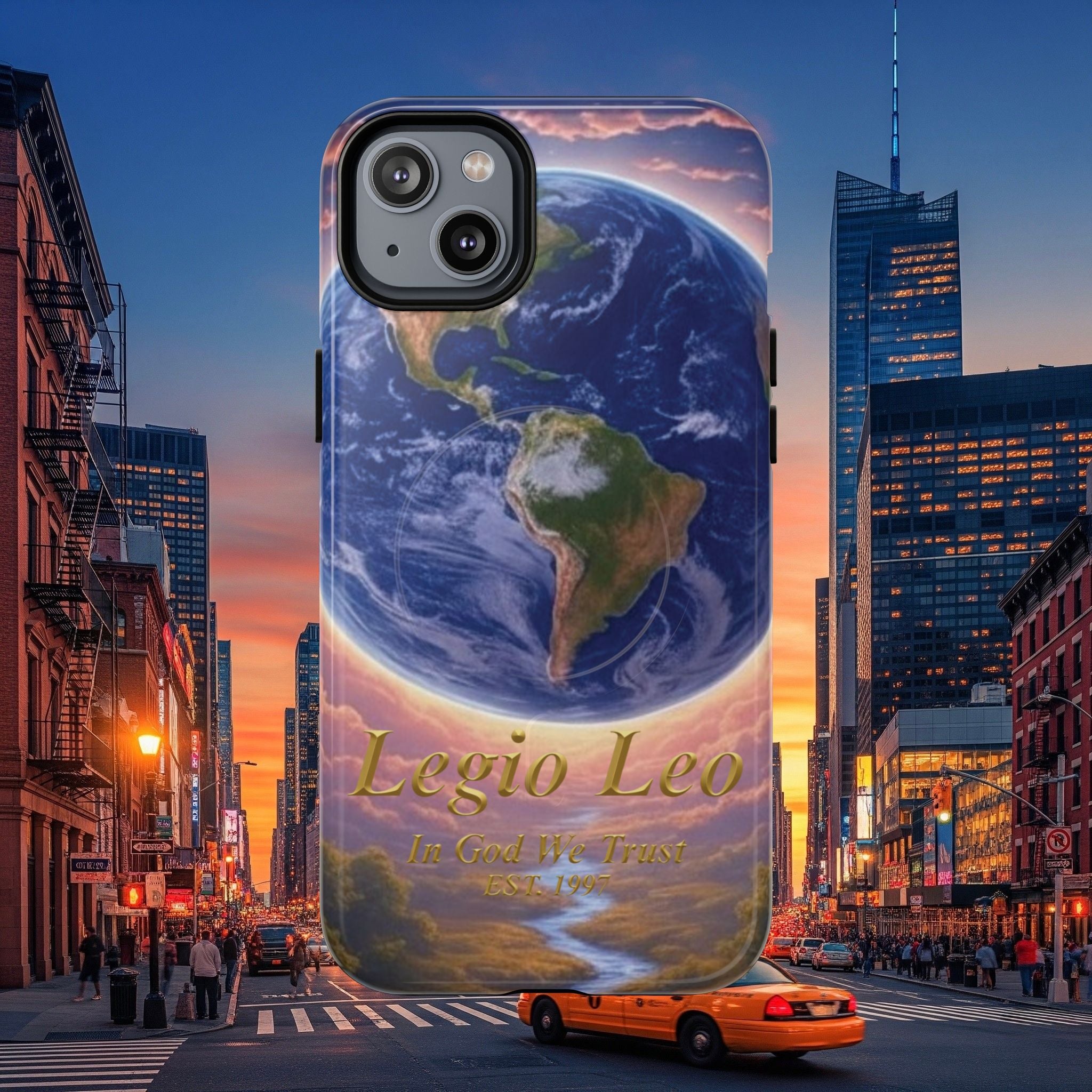 Stylish Tough Magnetic Phone Cases, Legio Leo Design