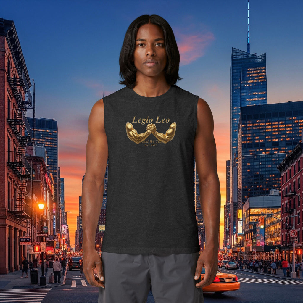 Legio Leo | Unisex Jersey Muscle Tank ‘Show Of Strength’