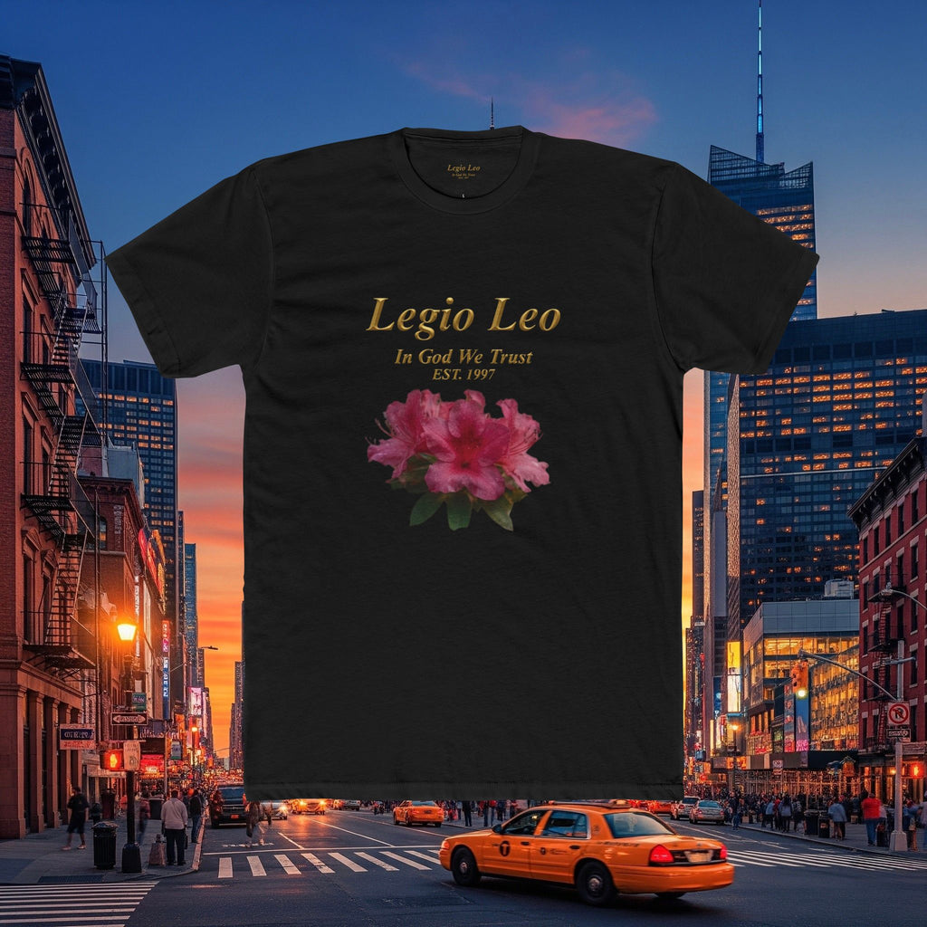 Floral Tee — "Legia Leo Azalea Flowers" Astrology Shirt
