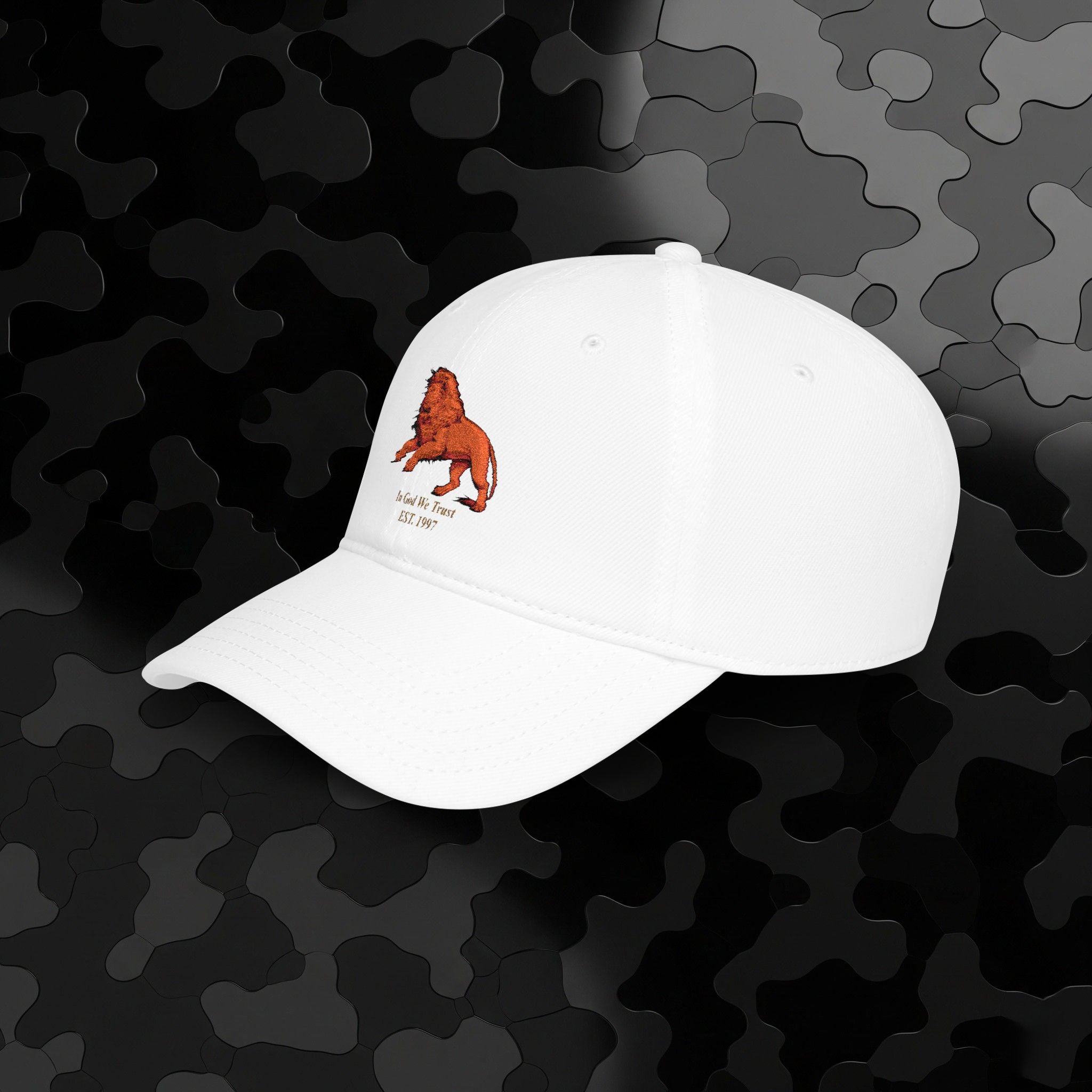 Low Profile Baseball Cap Original Mighty Lion Embroidery