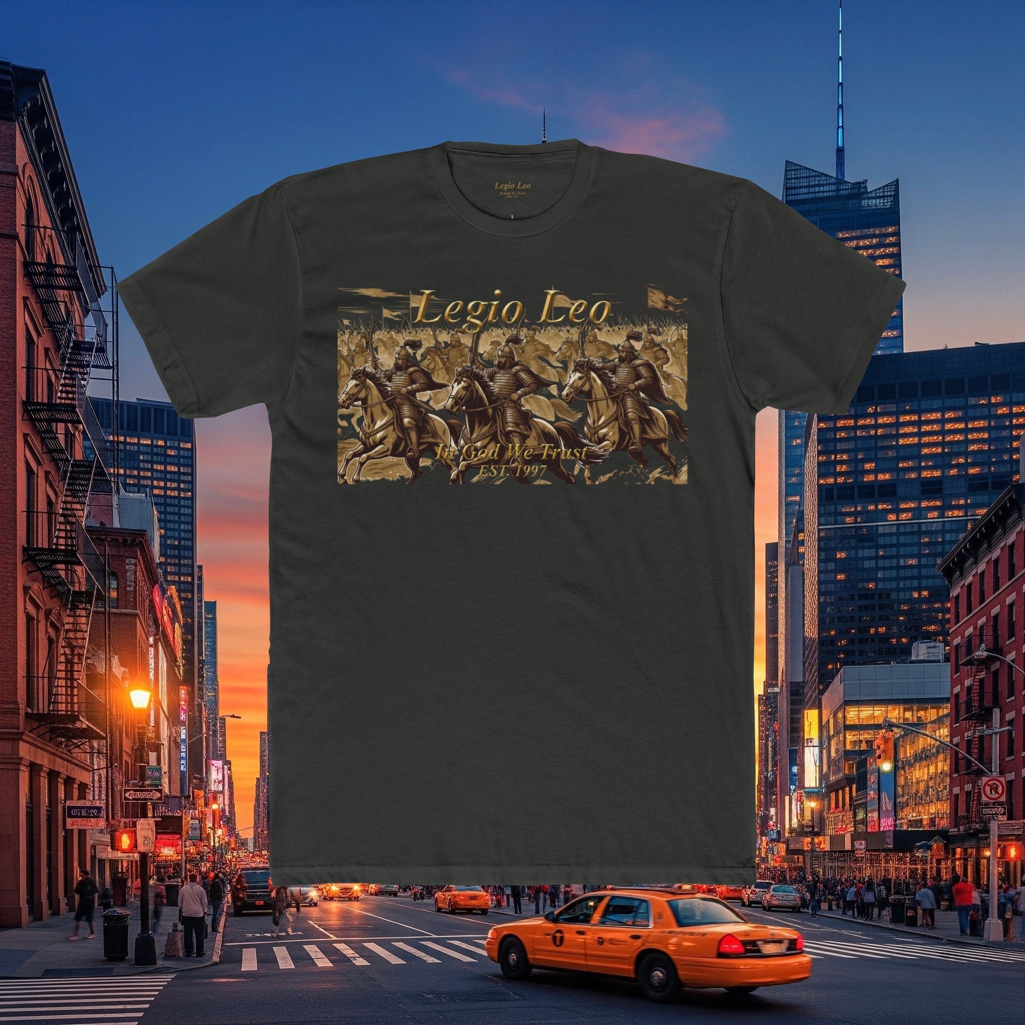 Legio Leo Cavalry Graphic Tee | Ancient Warrior Design