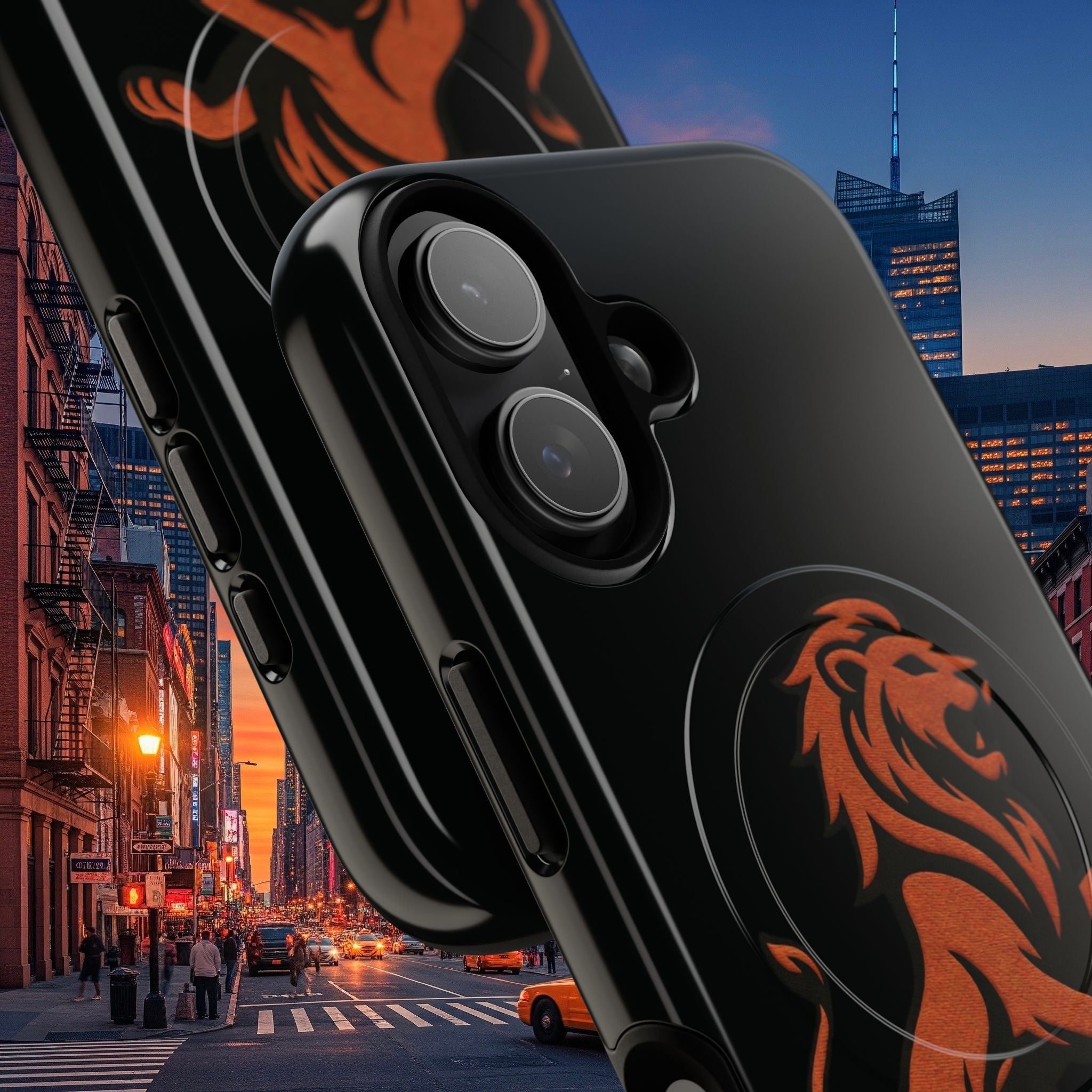 Tough Magnetic Phone Cases - Embrace Strength and Style, Legio Leo by DZ Royal Design, Durable Protection