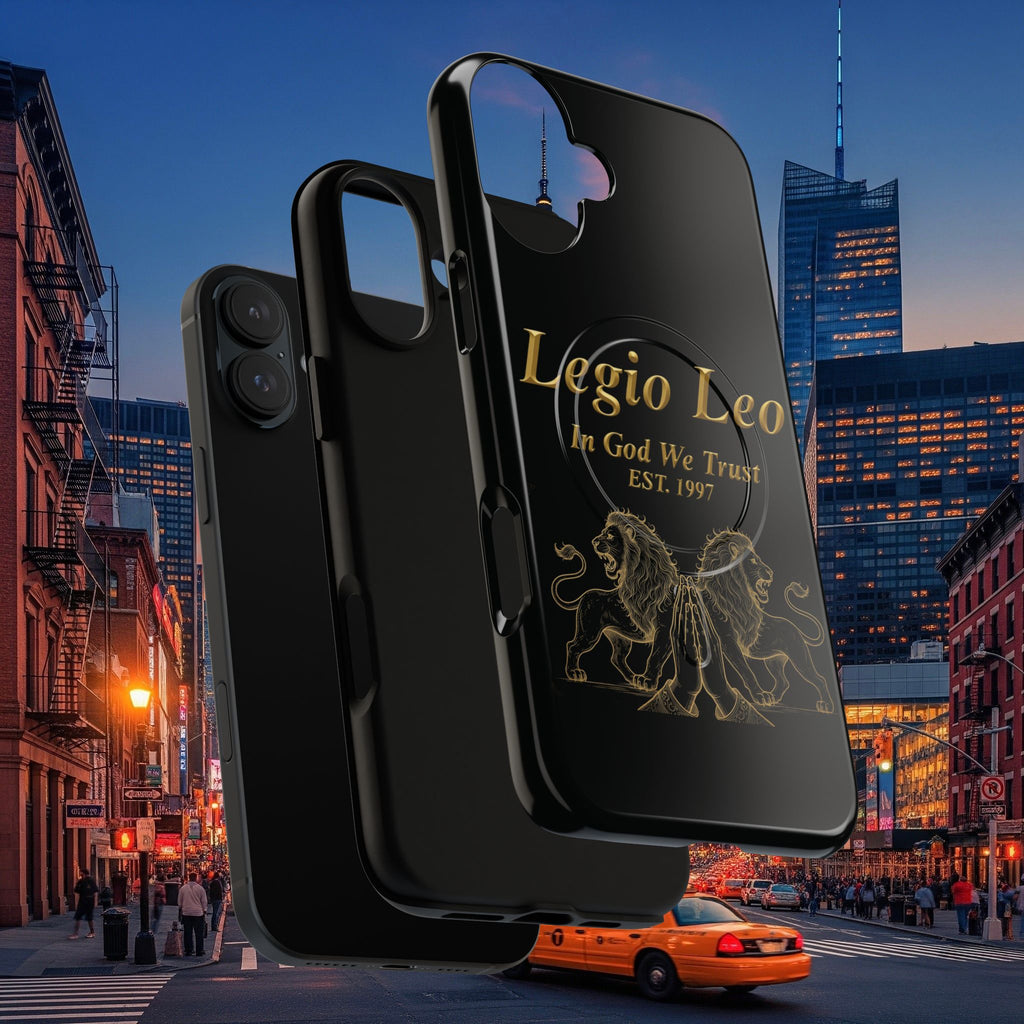 Tough Magnetic Phone Cases - Embrace Strength and Style, Legio Leo Design, Durable Protection