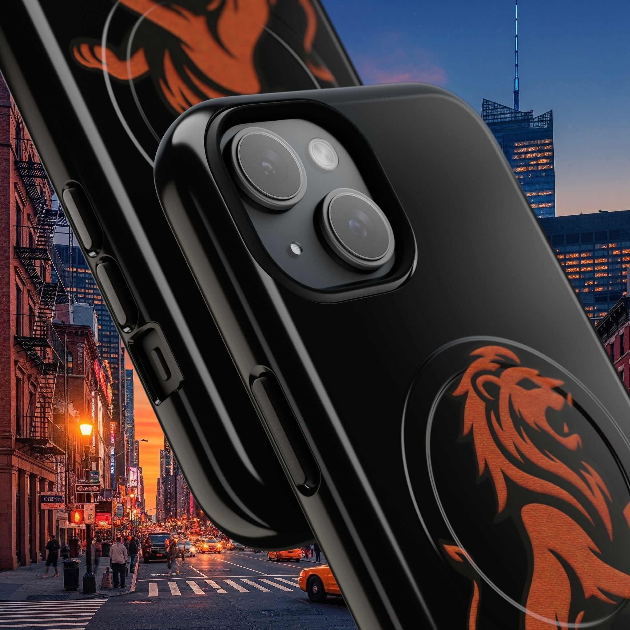 Tough Magnetic Phone Cases - Embrace Strength and Style, Legio Leo by DZ Royal Design, Durable Protection