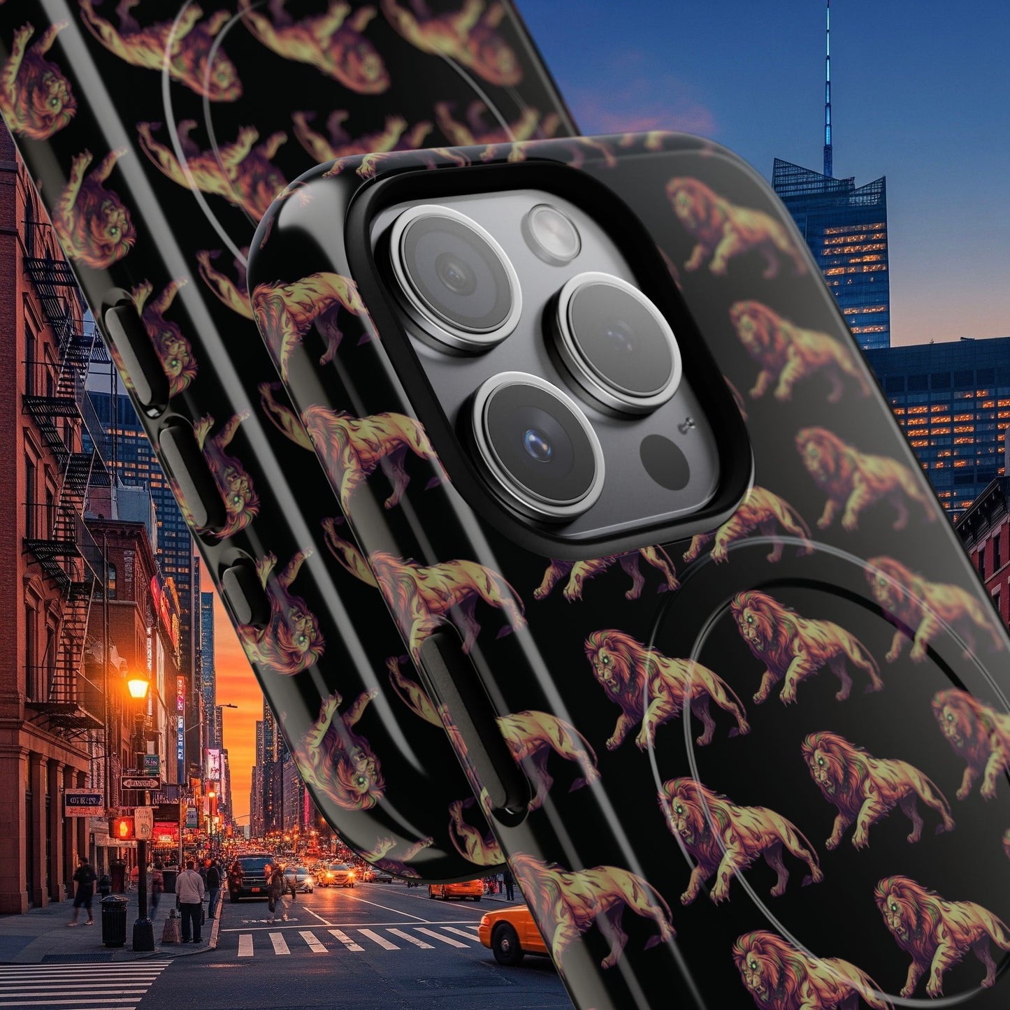 Stylish Tough Magnetic Phone Cases, Undead Legio Leo Pattern