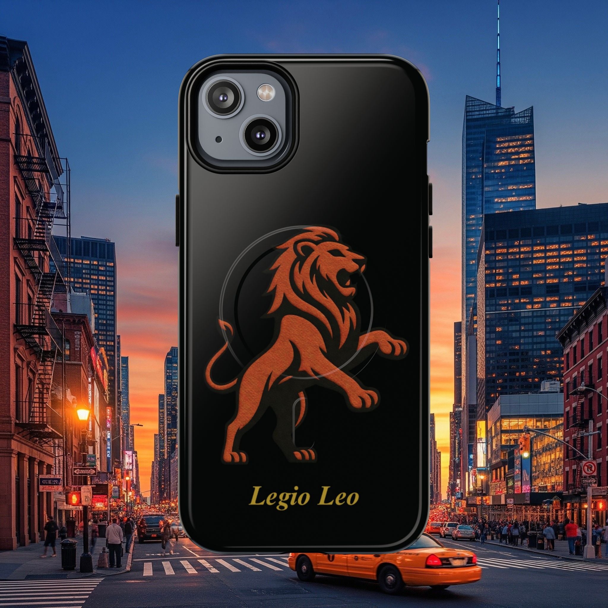 Tough Magnetic Phone Cases - Embrace Strength and Style, Legio Leo by DZ Royal Design, Durable Protection