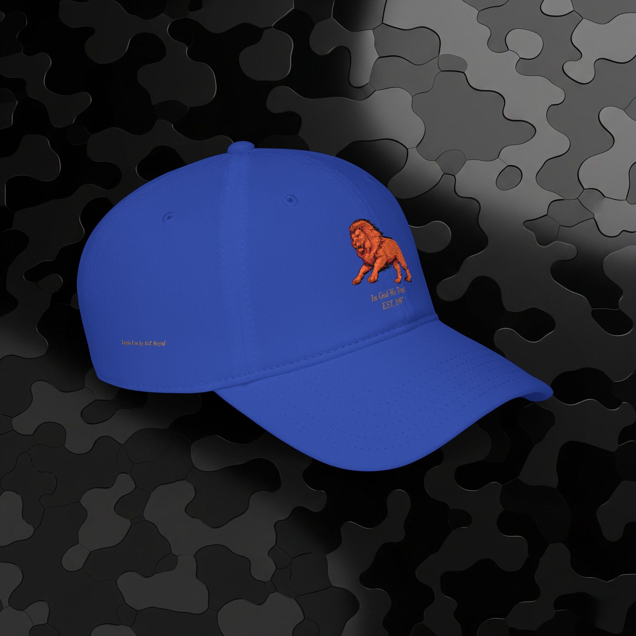 Low Profile Baseball Cap Original Mighty Lion Embroidery