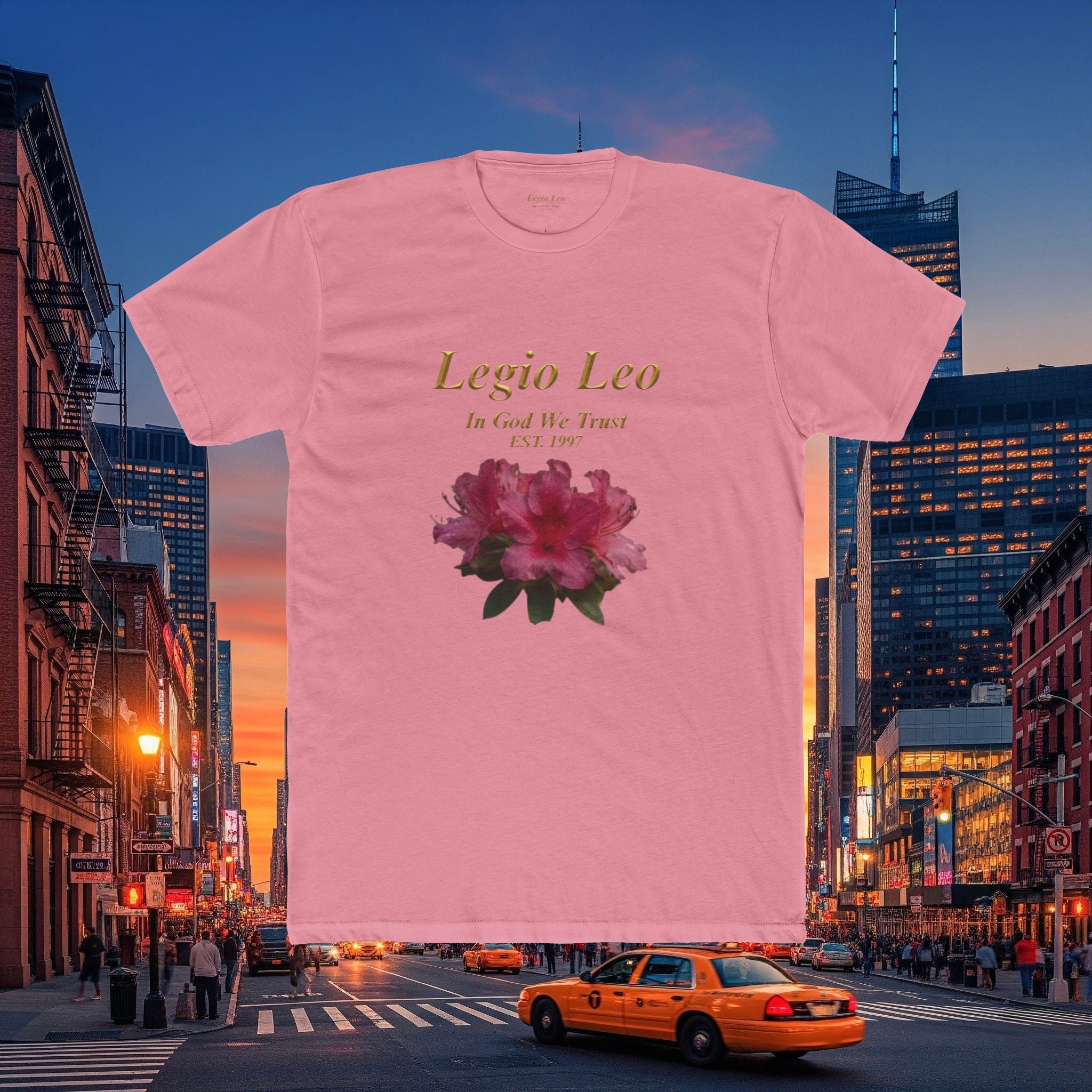 Floral Tee — "Legia Leo Azalea Flowers" Astrology Shirt