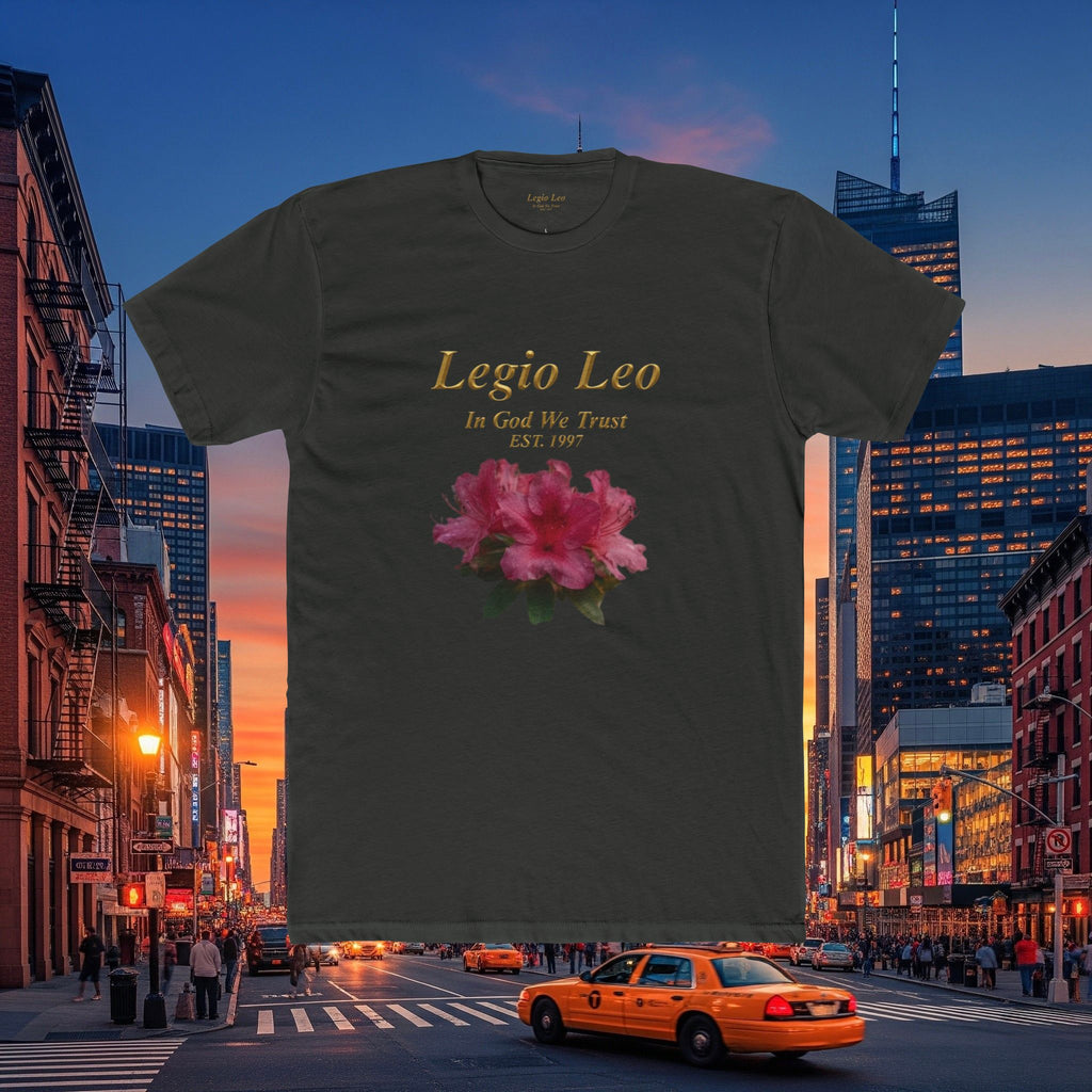 Floral Tee — "Legia Leo Azalea Flowers" Astrology Shirt