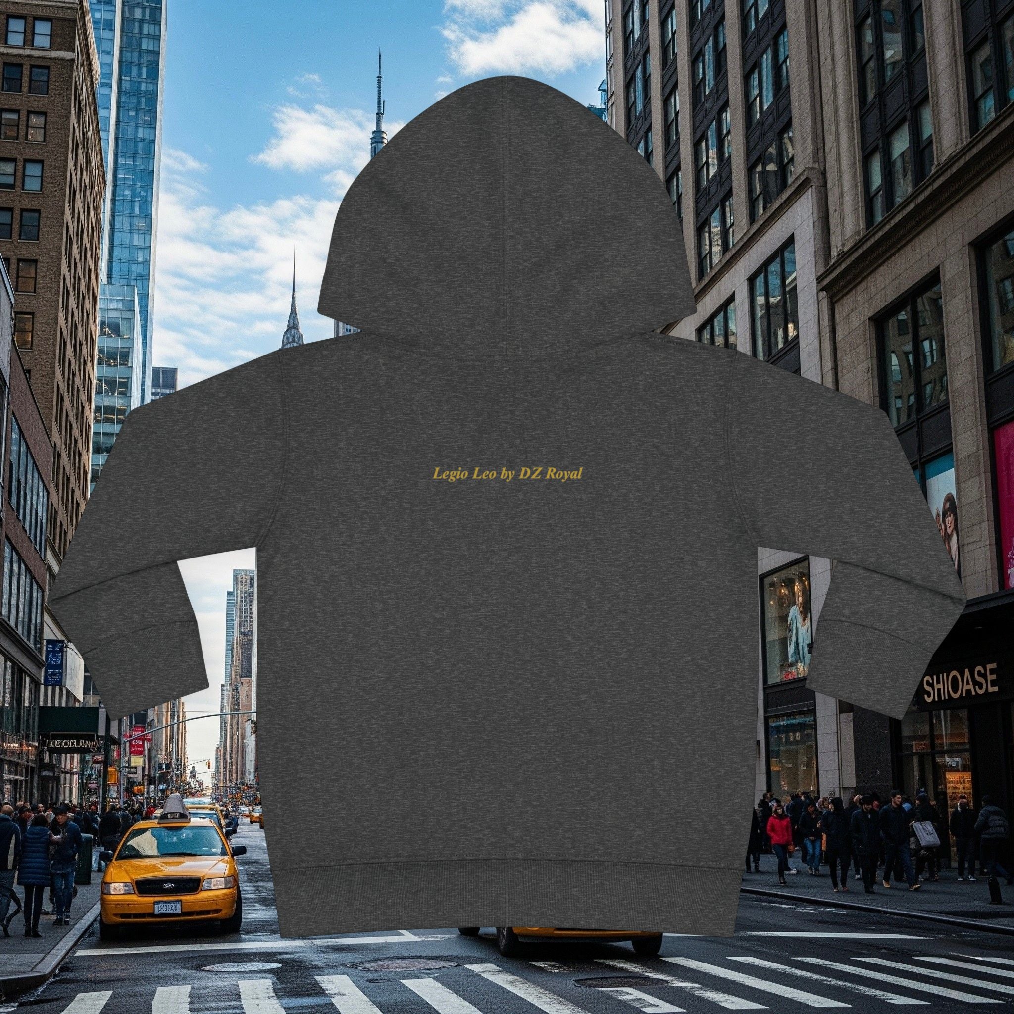 Legio Leo’s Toddler Pullover Fleece Hoodie (Grown Lion)