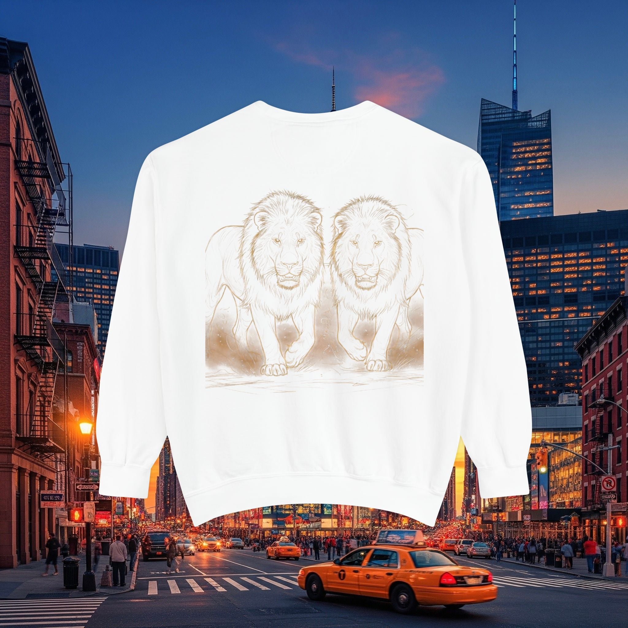 Legio Leo Sweatshirt – Minimal Gold Script Brothers 4 Life  Crewneck