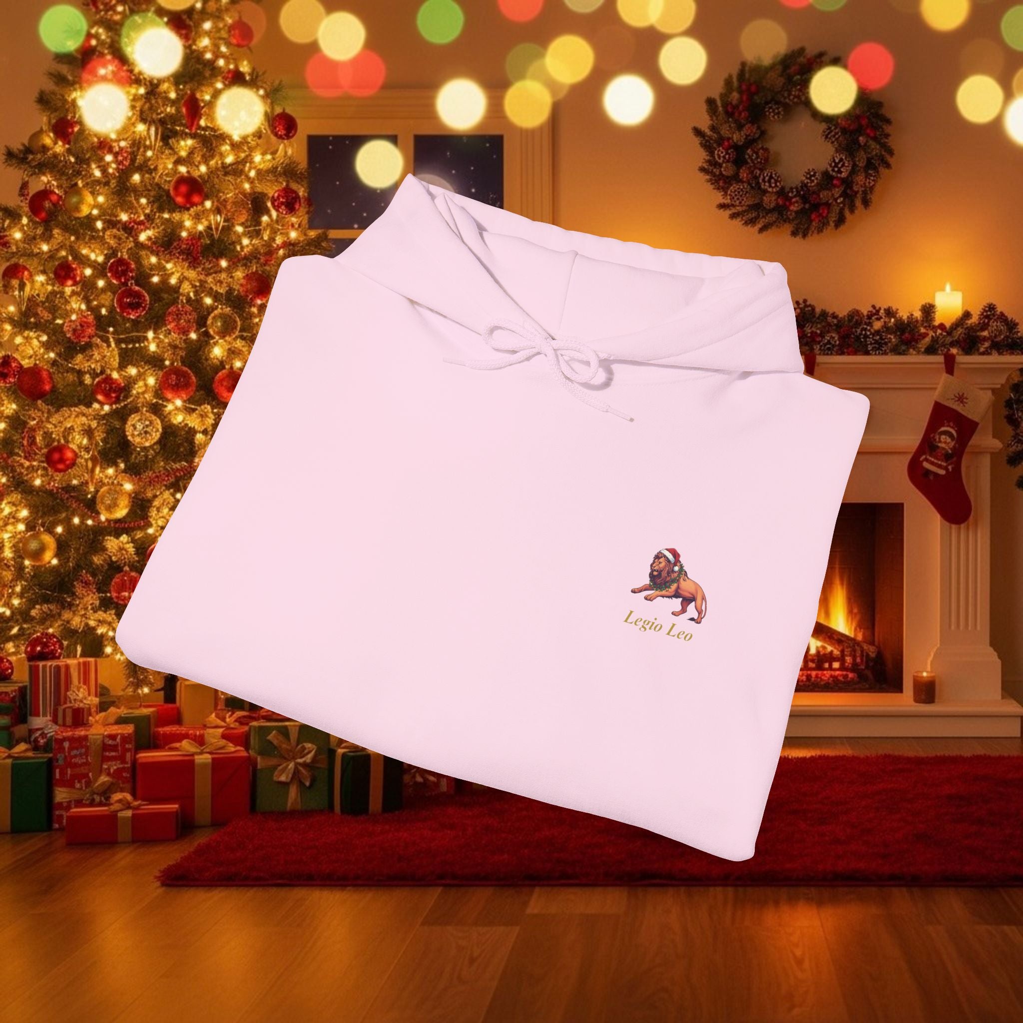 Christmas Legio Leo by DZ Royal Cozy Unisex Hooded Sweatshirt