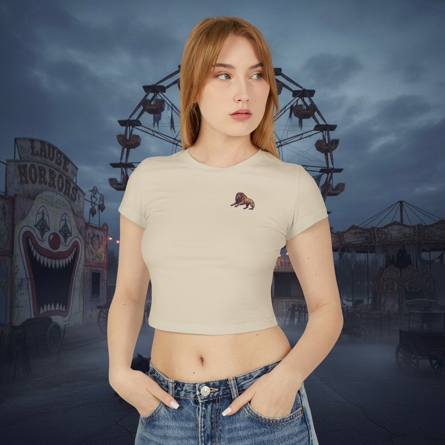 Undead Legio Leo by DZ Royal Women's Baby Tee (Halloween Edition)