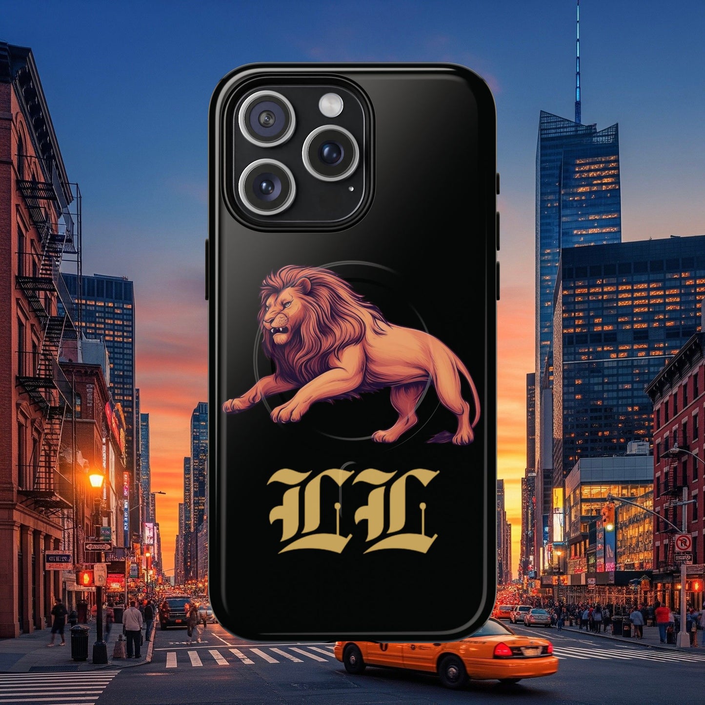 Tough Magnetic Phone Cases - Embrace Strength and Style, Legio Leo by DZ Royal Design, Durable Protection