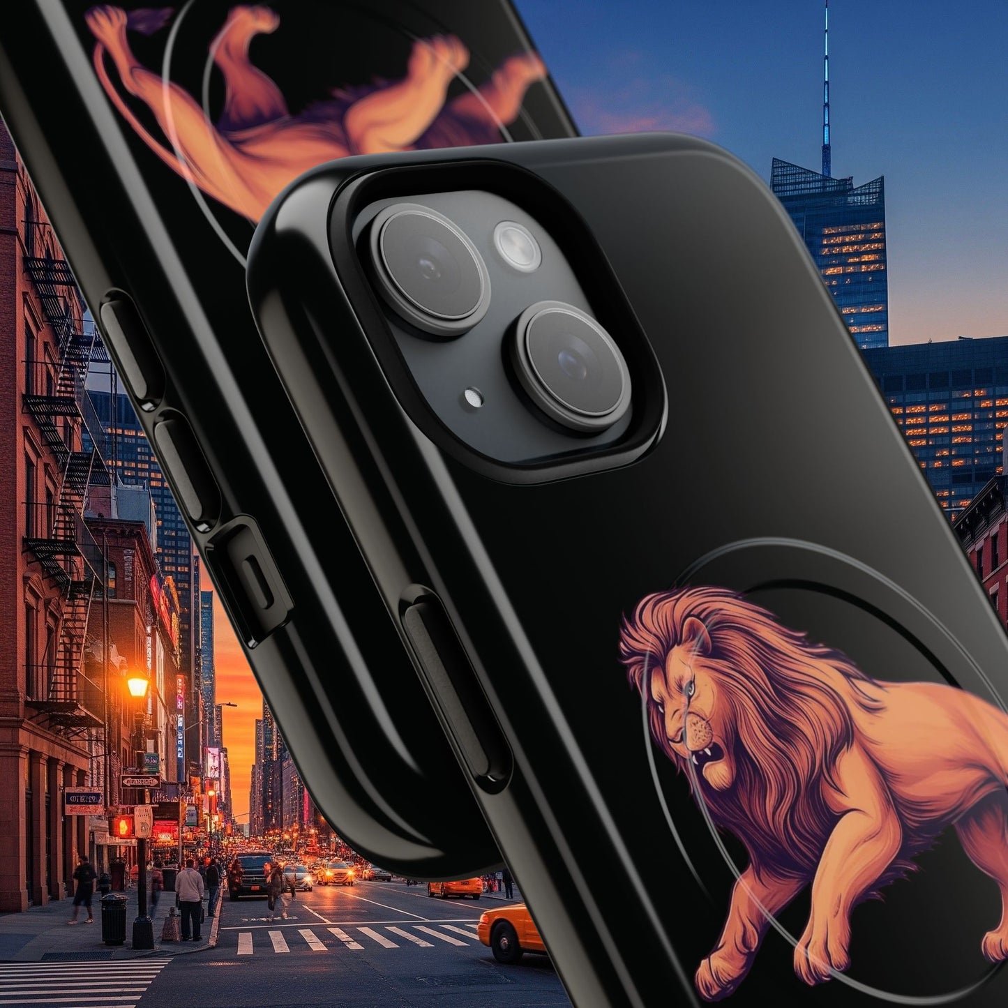 Tough Magnetic Phone Cases - Embrace Strength and Style, Legio Leo by DZ Royal Design, Durable Protection