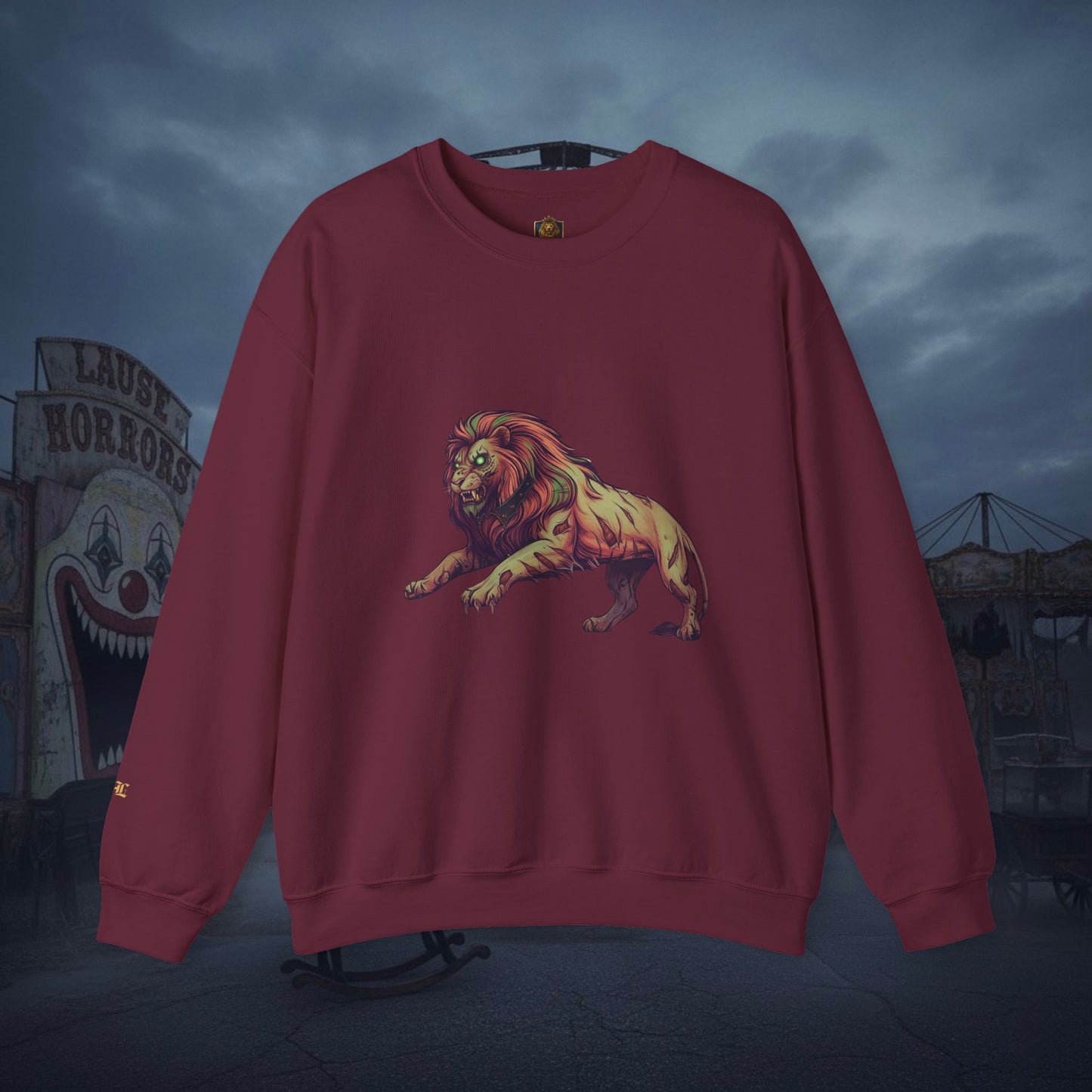 Undead Legio Leo by DZ Royal Crewneck Sweatshirt (Halloween Edition)