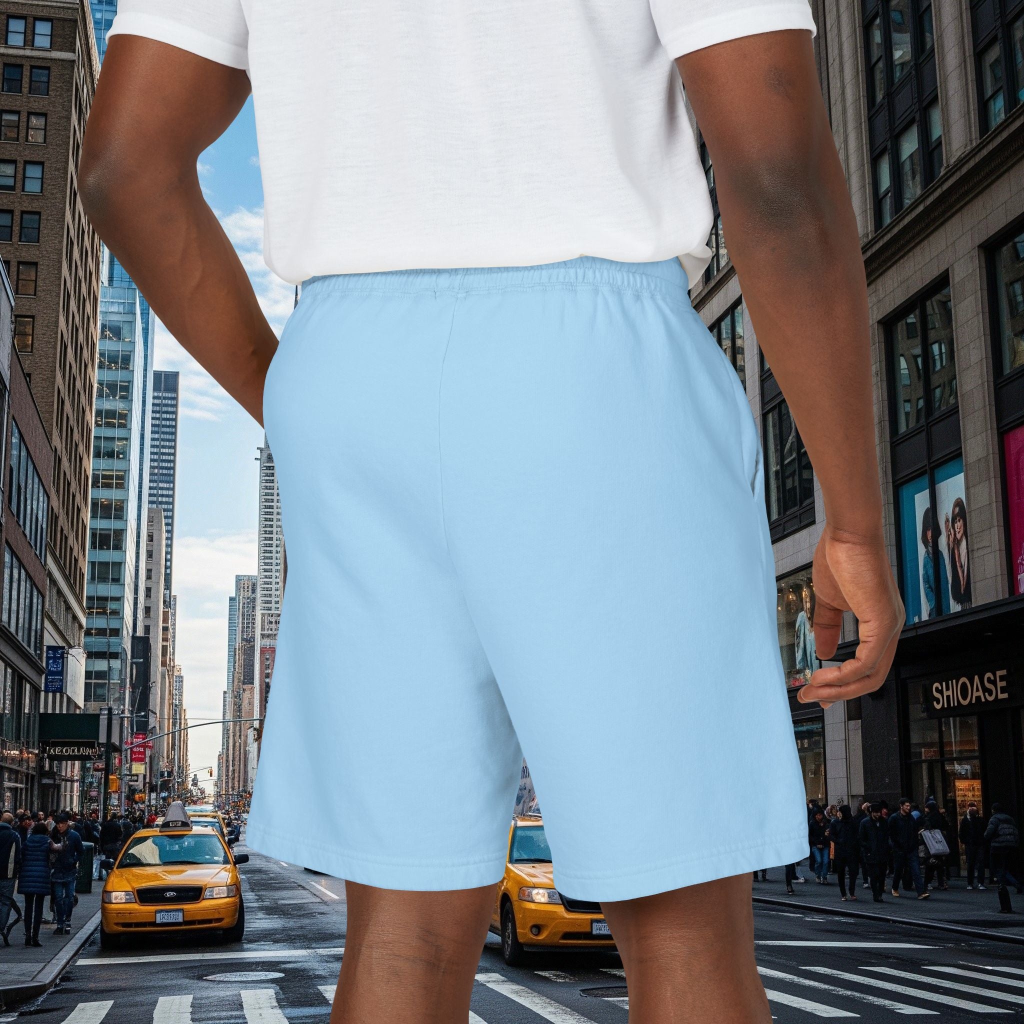 Legio Leo Graphic Sweat Shorts — Lightweight Garment-Dyed Fleece