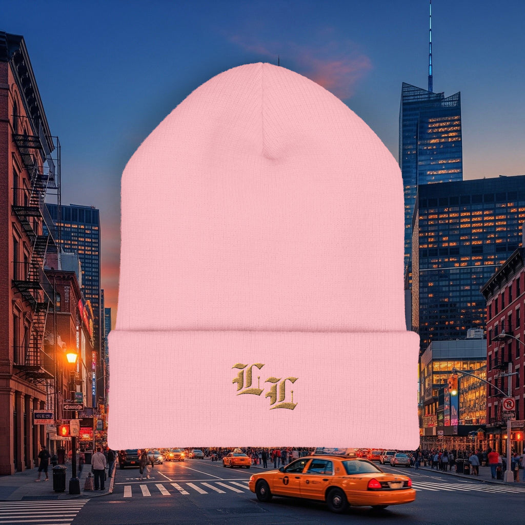 Classic Legio Leo by DZ Royal Cuffed Beanie | Old English Font Style