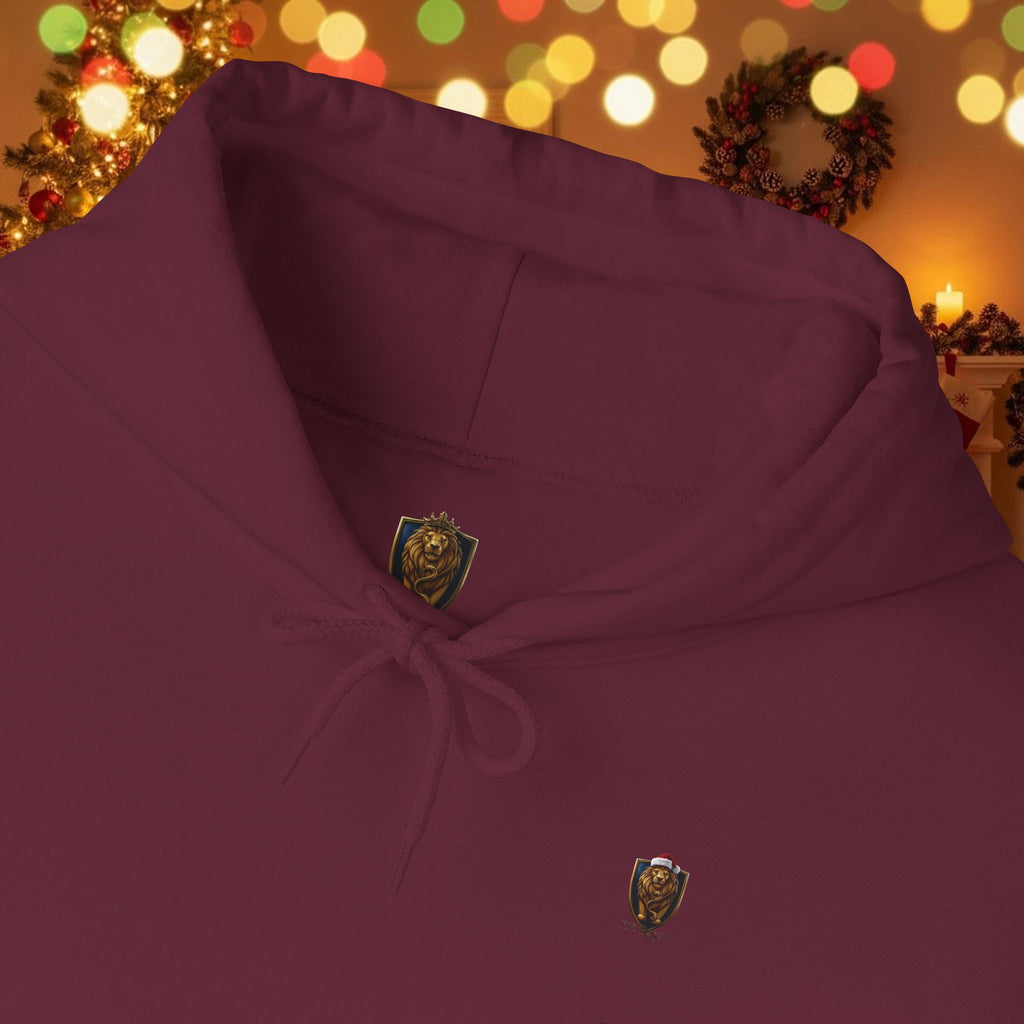 Christmas Holiday DZ Royal Cozy Unisex Hooded Sweatshirt