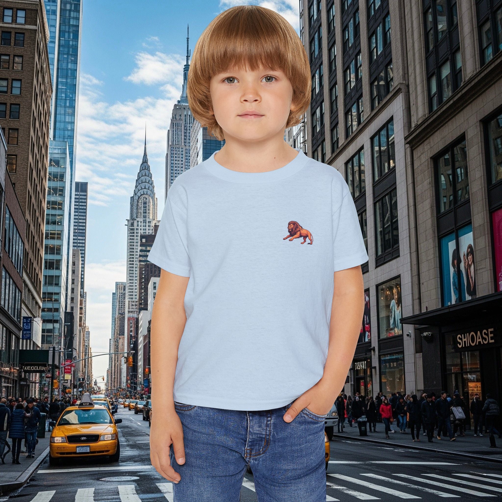 Toddler T‑Shirt — Legio Leo for Kids(Grown Lion)