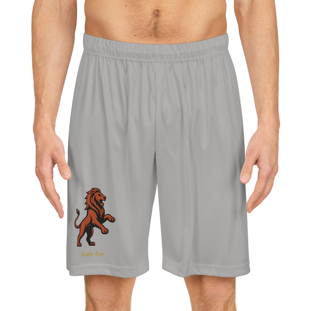 Legio Leo by DZ Royal Basketball Shorts for Athletes, Sporty Summer Wear, Unique Workout Gear, Active Lifestyle Apparel, Gift for Sports Lovers