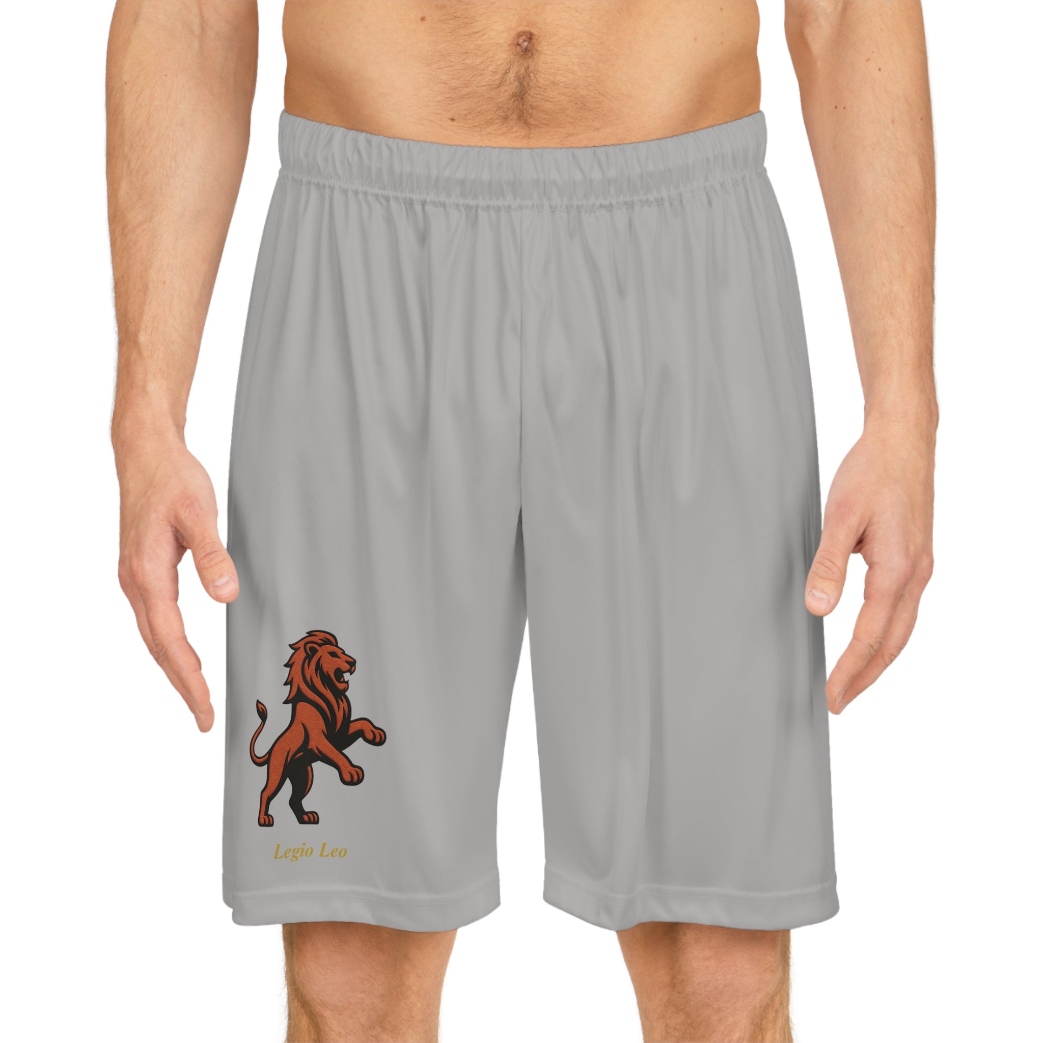 Legio Leo by DZ Royal Basketball Shorts for Athletes, Sporty Summer Wear, Unique Workout Gear, Active Lifestyle Apparel, Gift for Sports Lovers