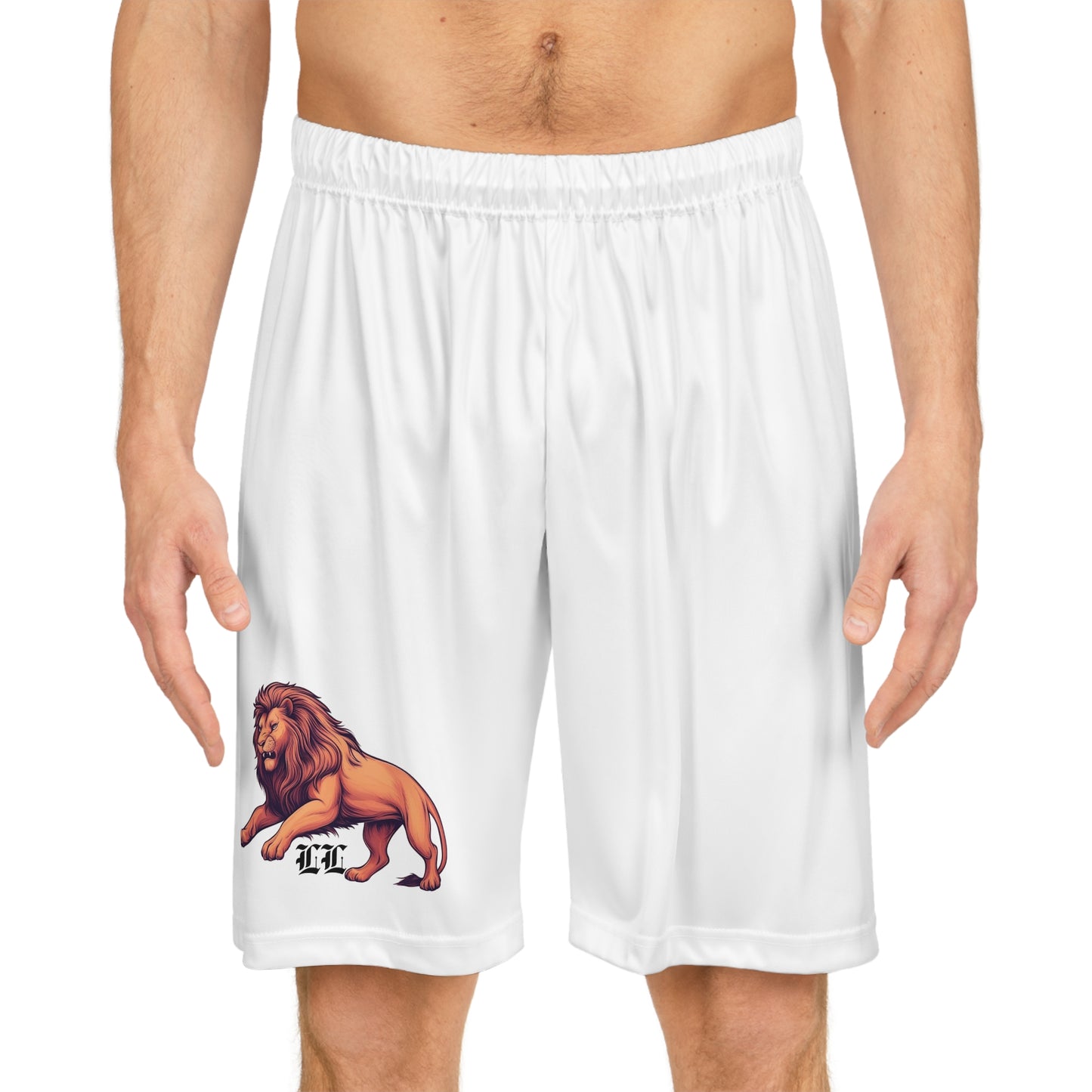Legio Leo by DZ Royal Basketball Shorts for Athletes, Sporty Summer Wear, Unique Workout Gear, Active Lifestyle Apparel, Gift for Sports Lovers