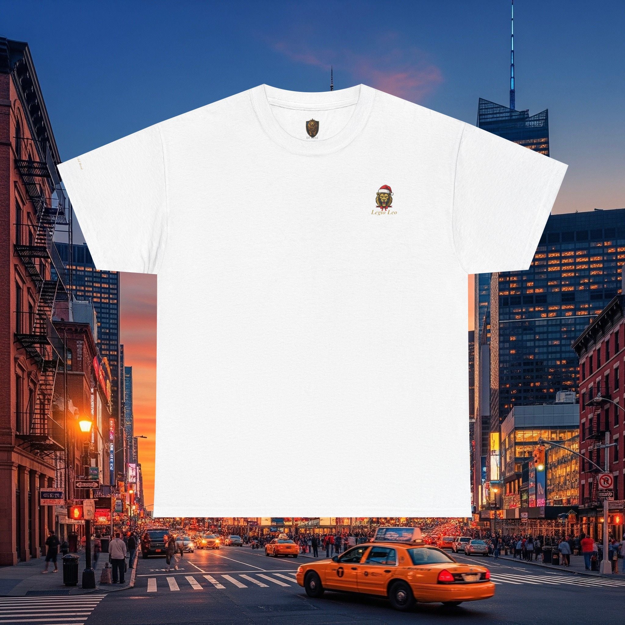 Christmas Holiday Legio Leo by DZ Royal Casual Cotton Tee